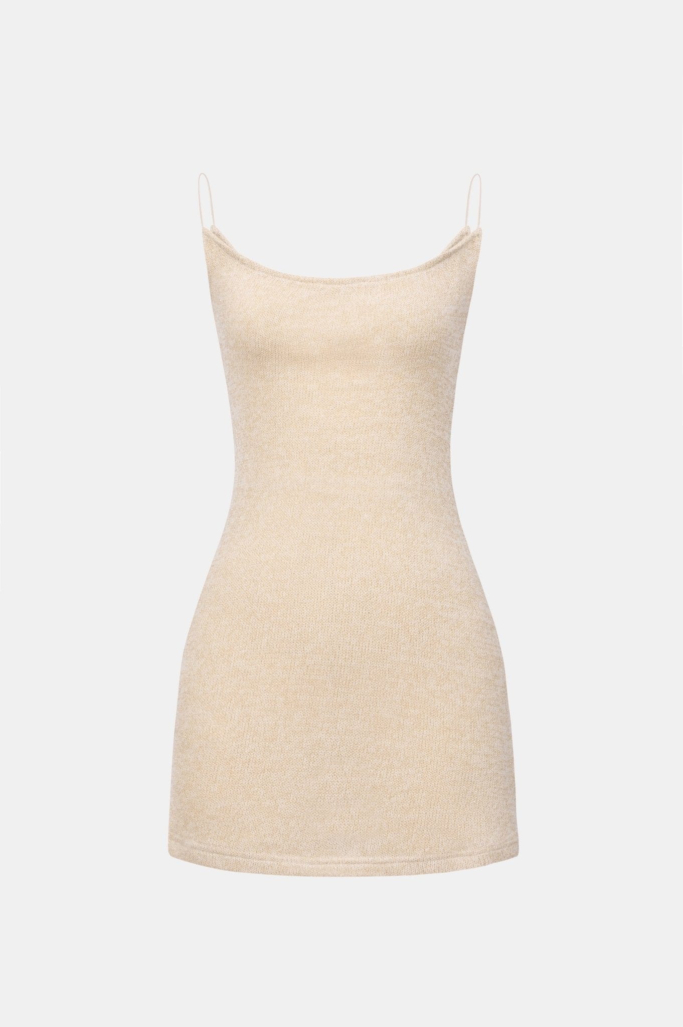 Beige Off - shoulder Floral Dress - Montsand