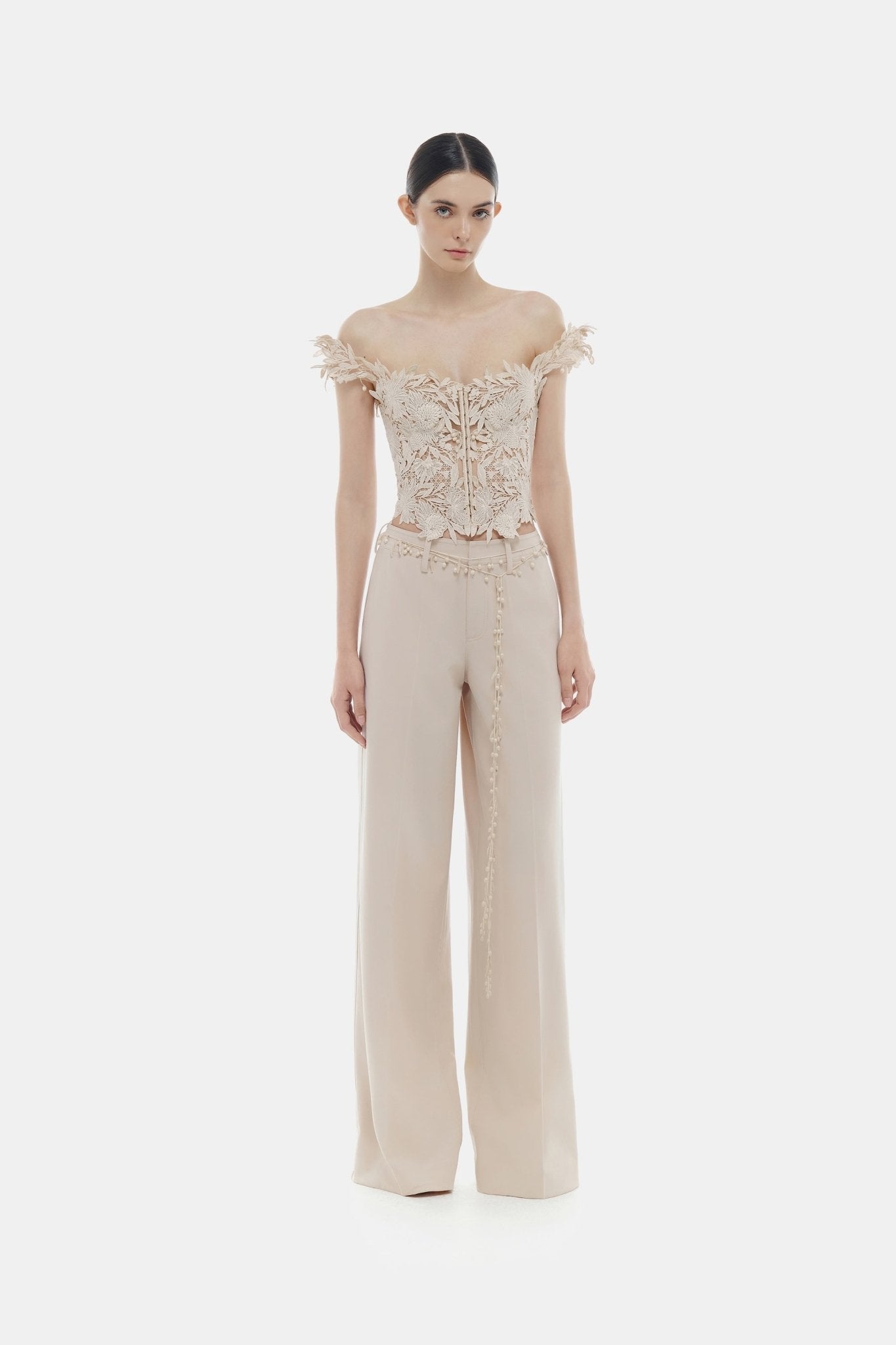 Beige Trousers Trousers Montsand