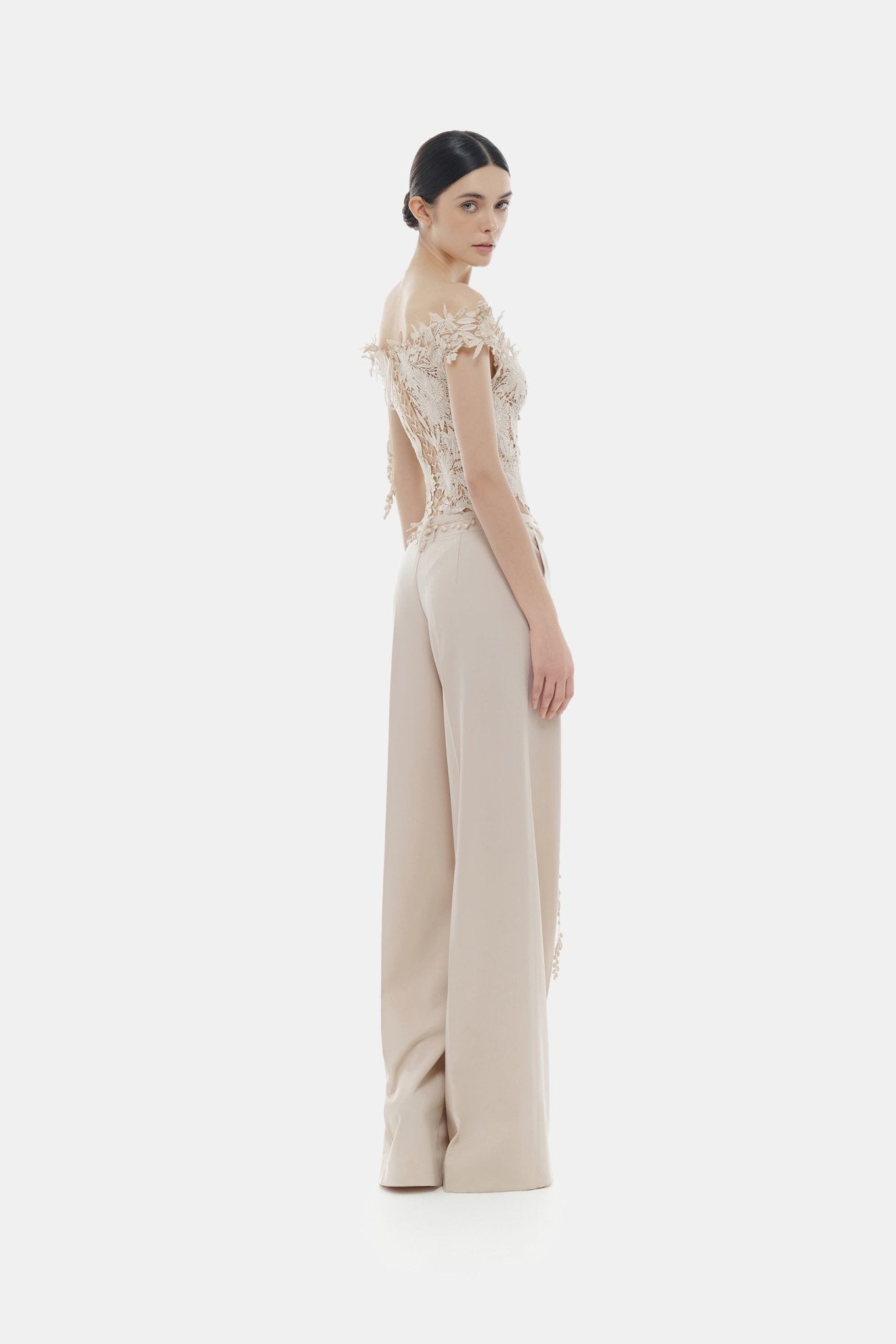 Beige Trousers Trousers Montsand