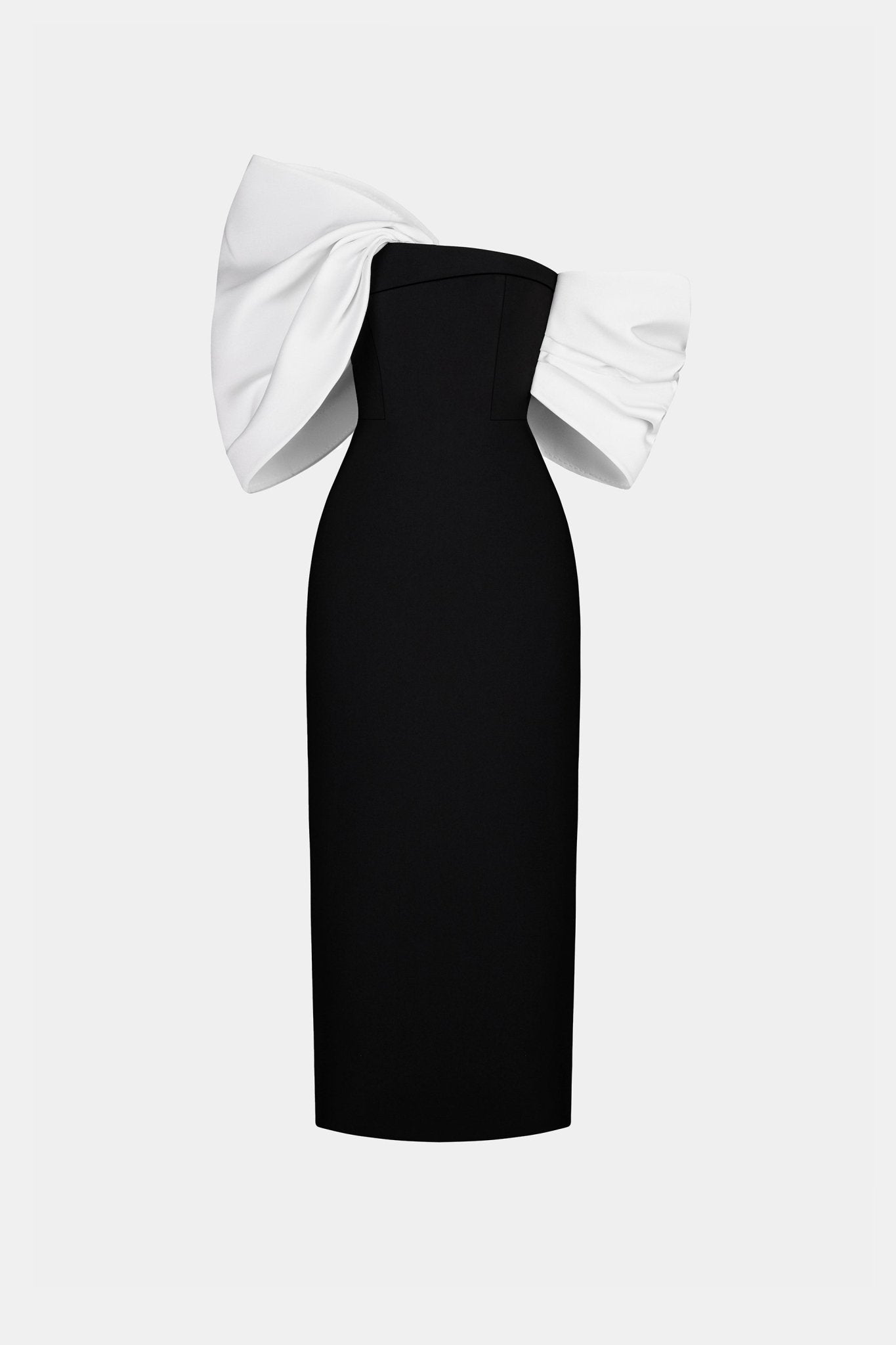 Black Big Bow Dress - Montsand