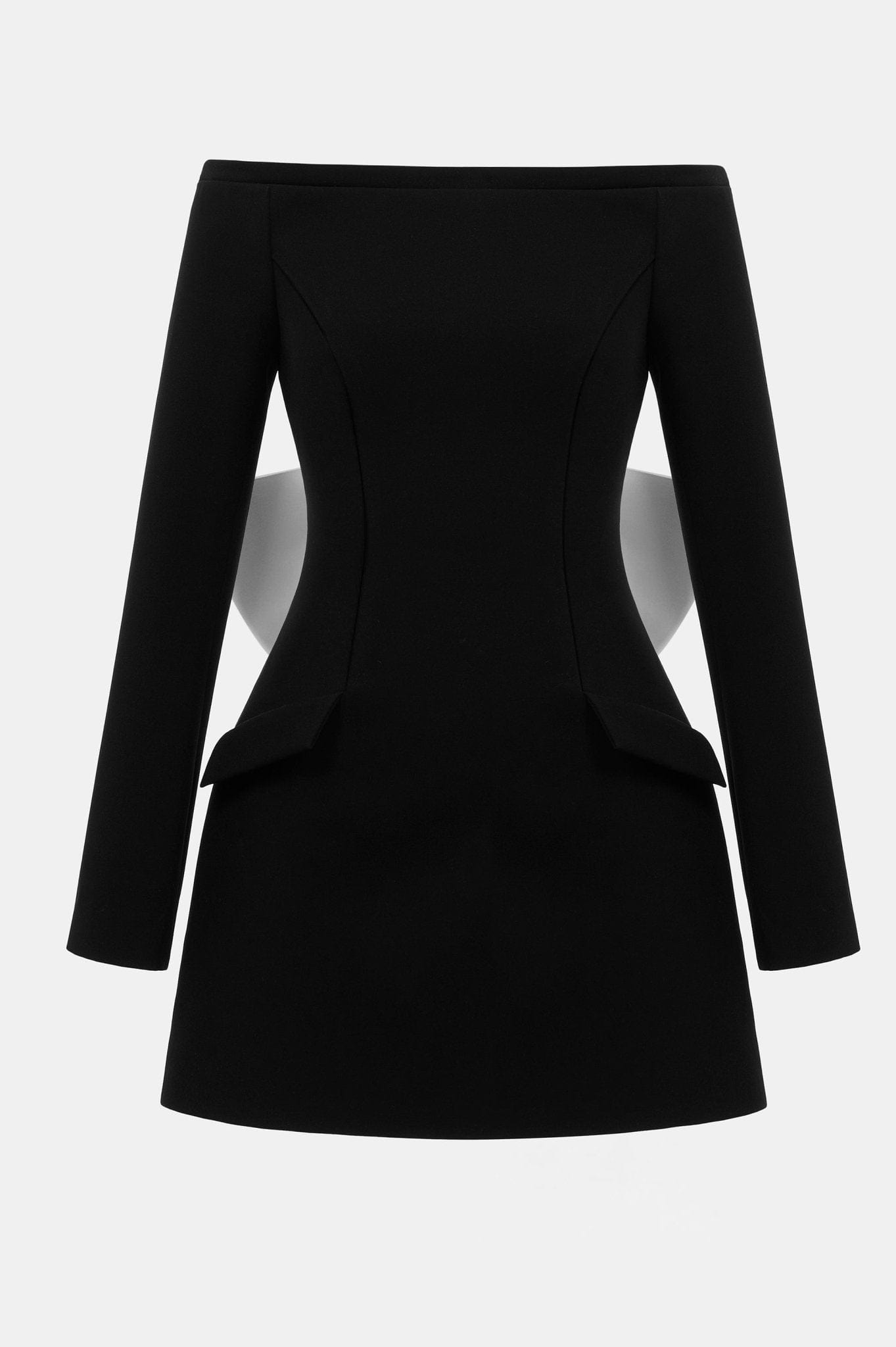 Black Bow Mini Dress - Montsand