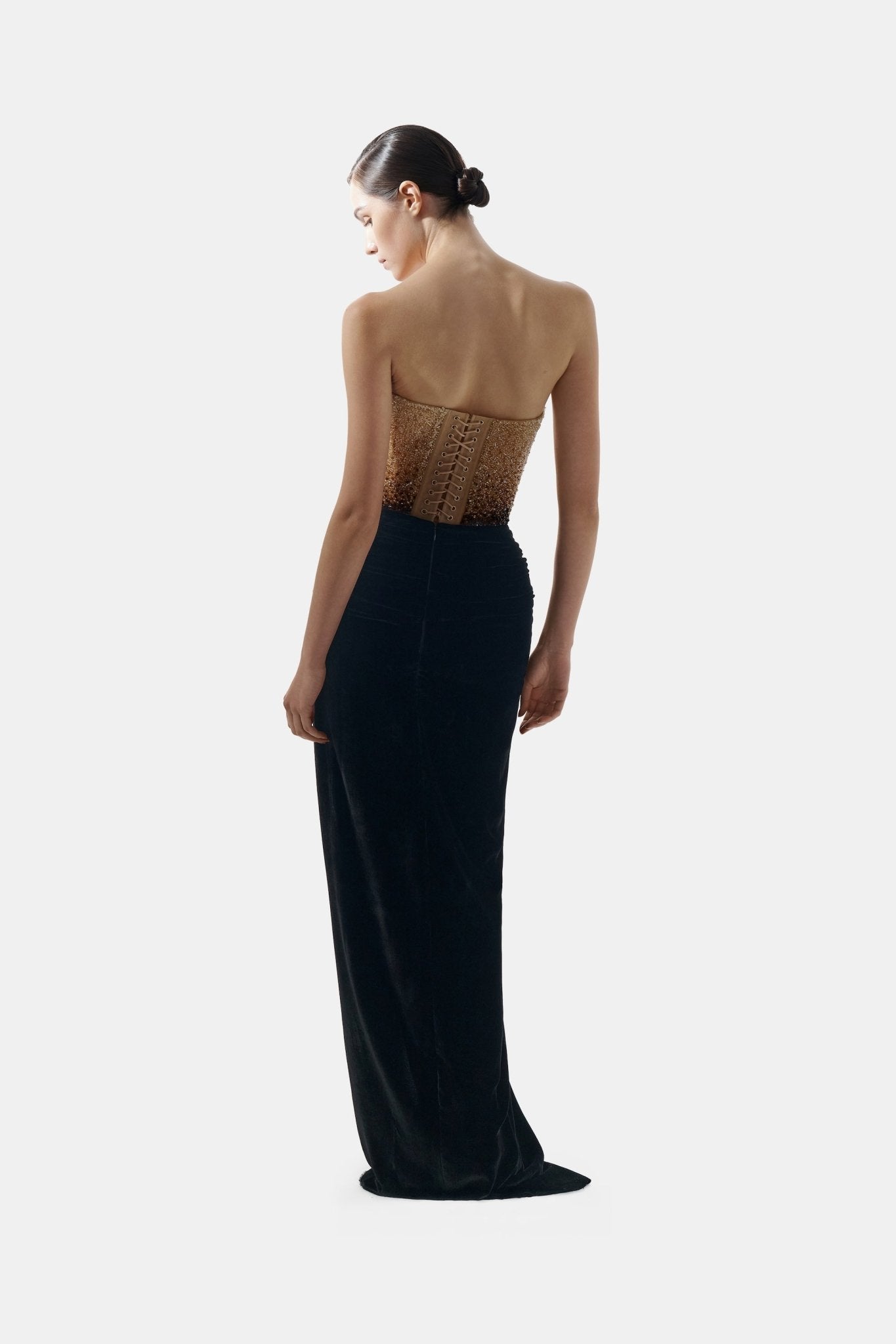 Black Champagne Crystalized Dress XS Black Champagne Crystalized Dress XS