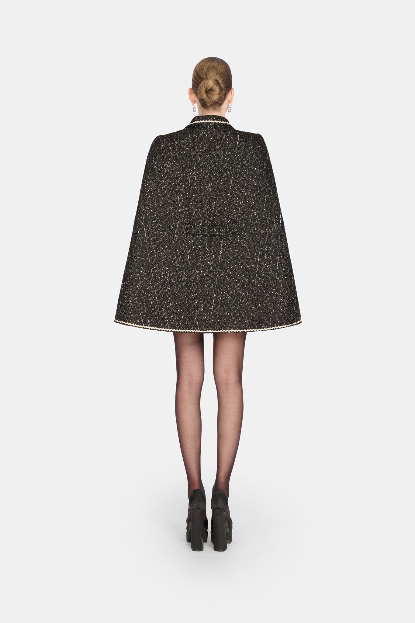 Black Double Breast Cape - Montsand