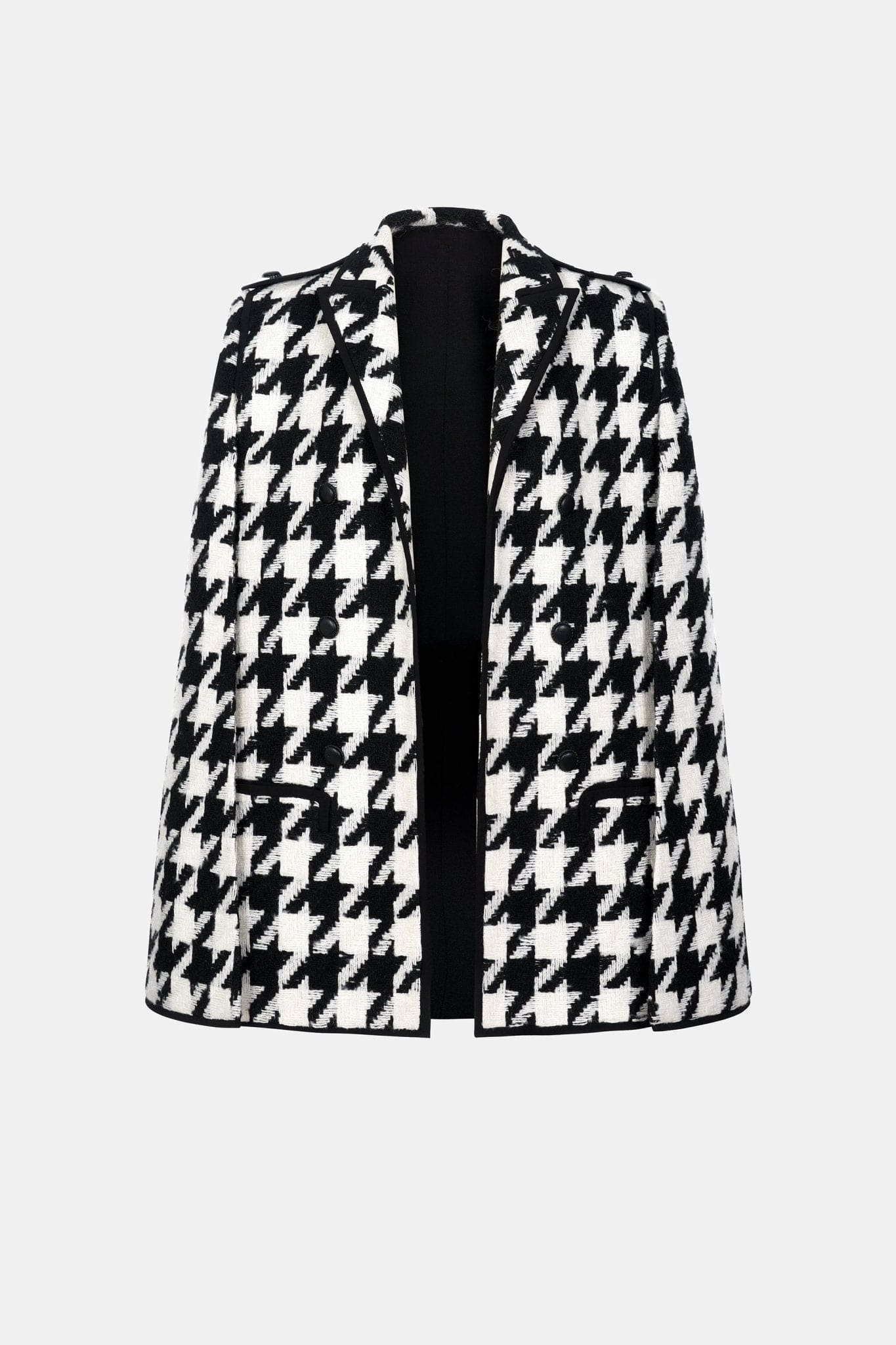 Black Houndstooth Cape - Montsand