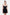Black Scarf Low Back Mini Dress - Montsand