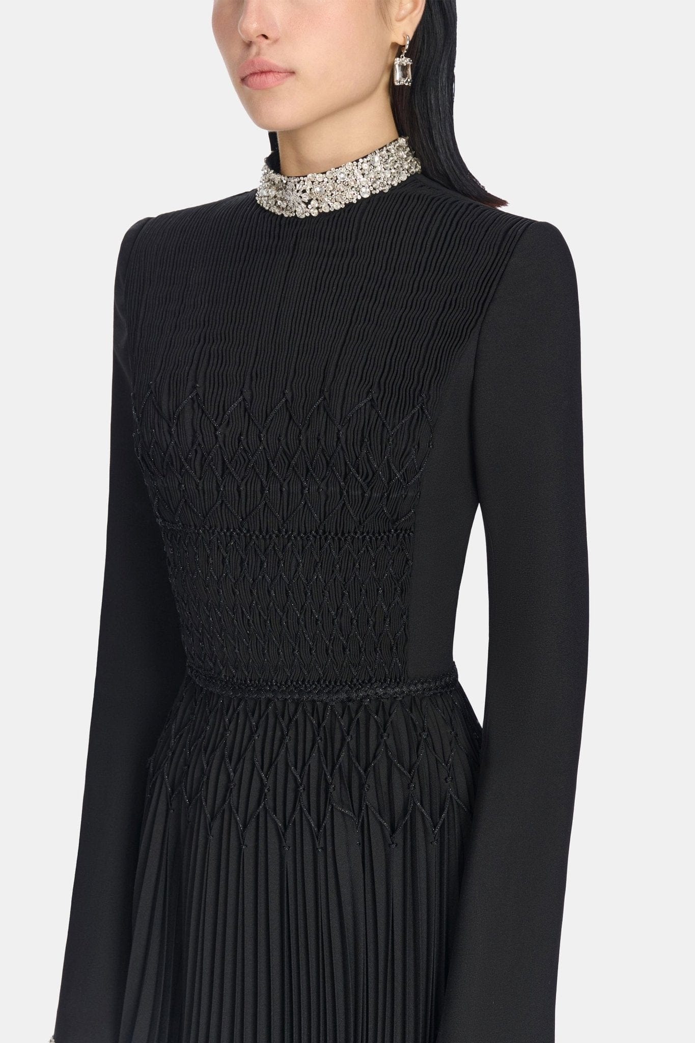 Black Smocked Dress – Montsand