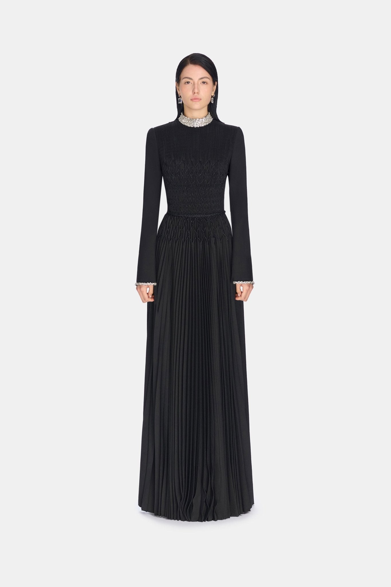 Black Smocked Dress L Black Smocked Dress L