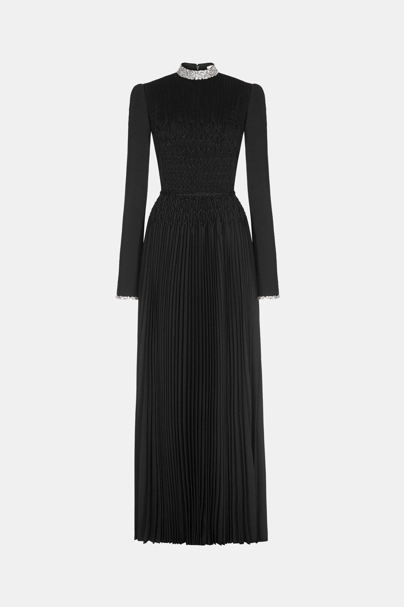 Black Smocked Dress - Montsand