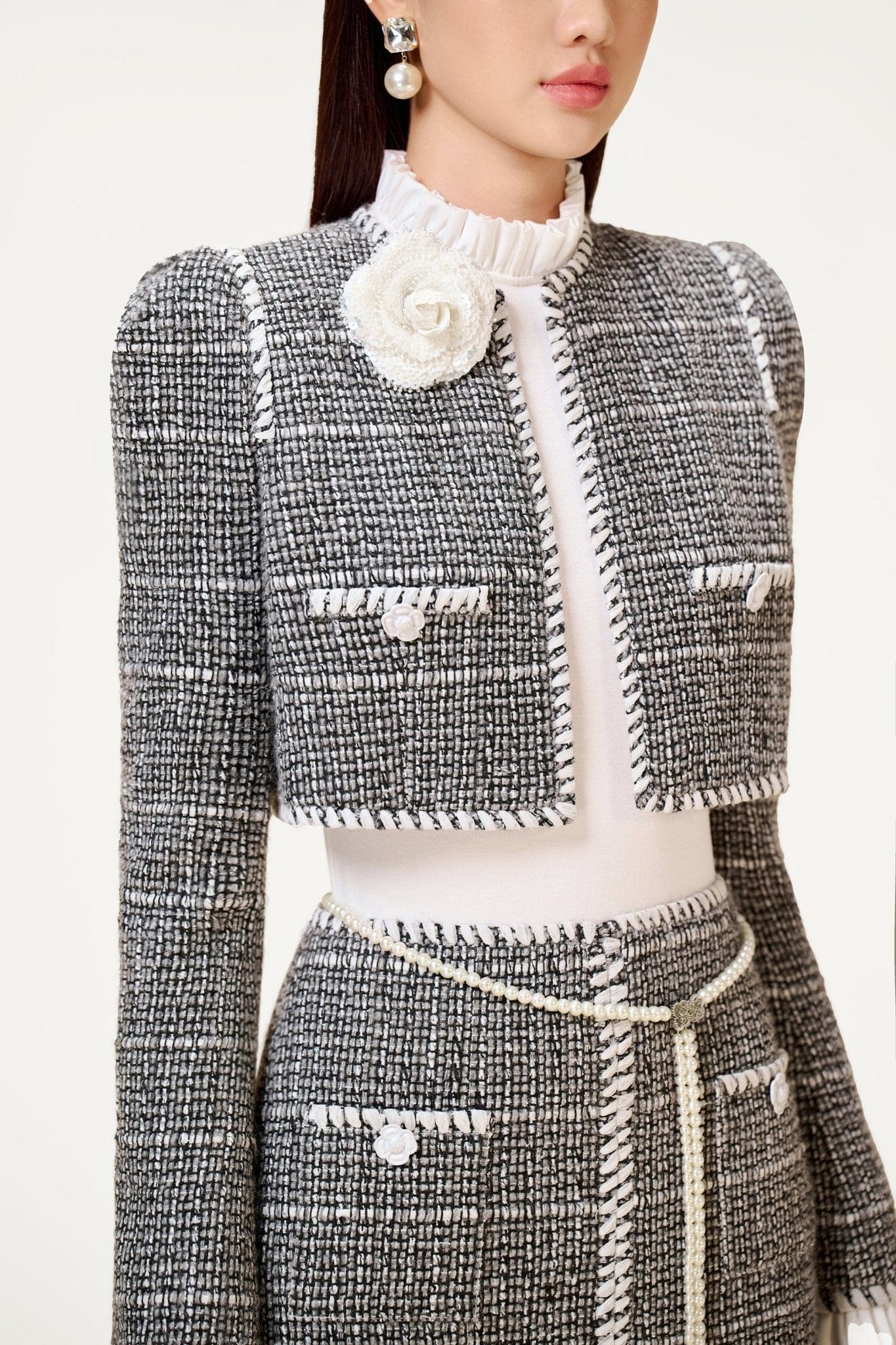 Black Tweed Jacket - Montsand