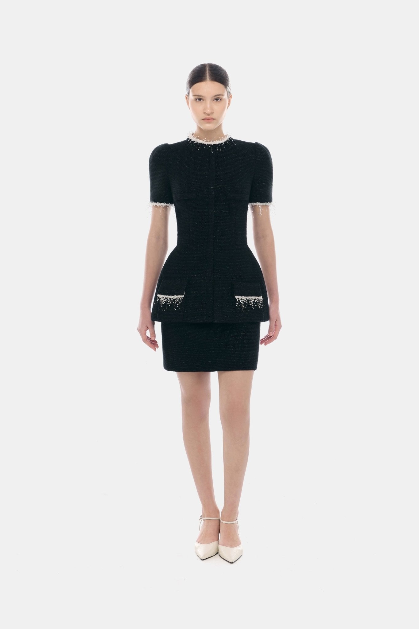 Black Tweed Skirt - Montsand