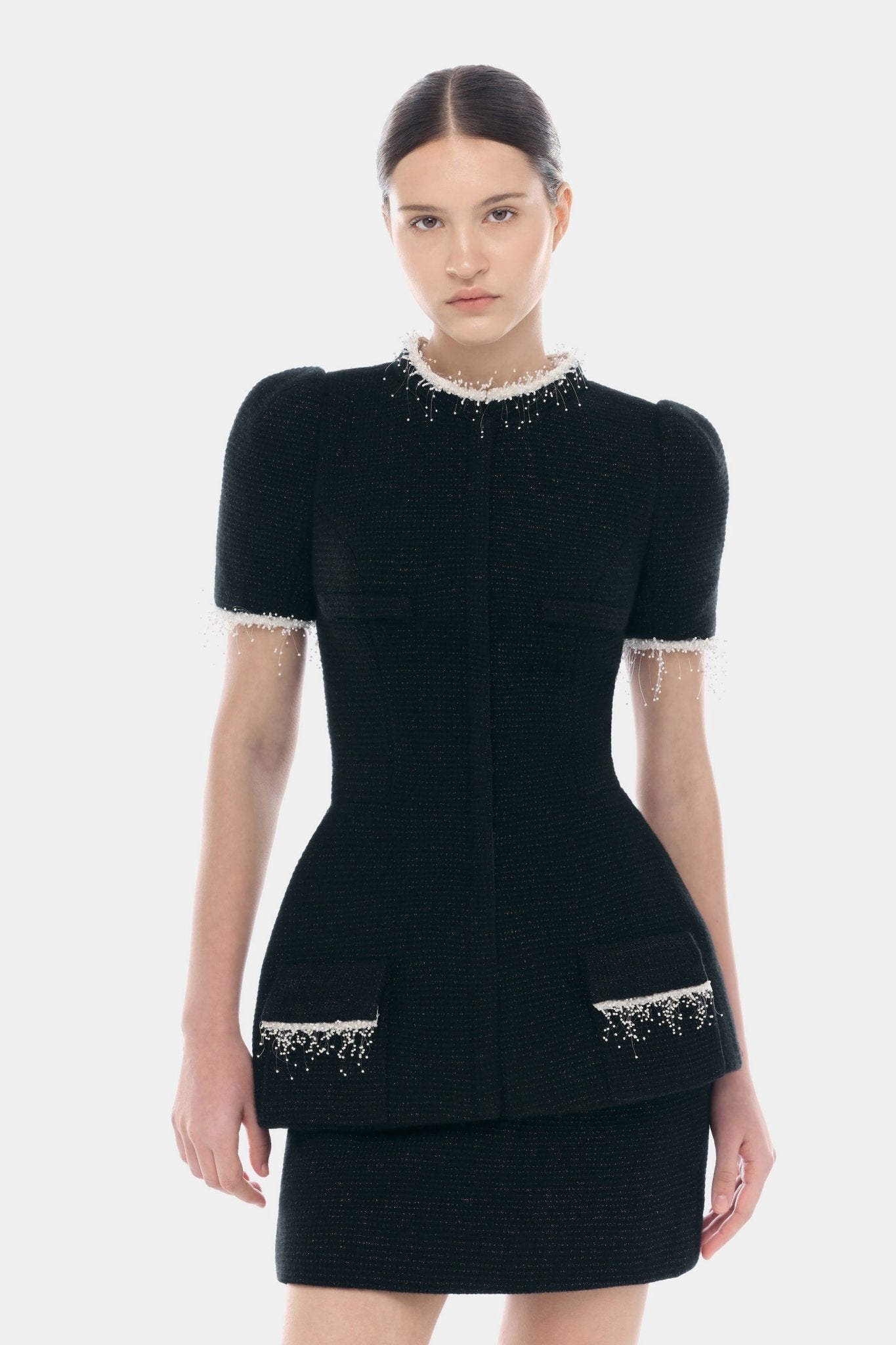 Black Tweed Skirt - Montsand