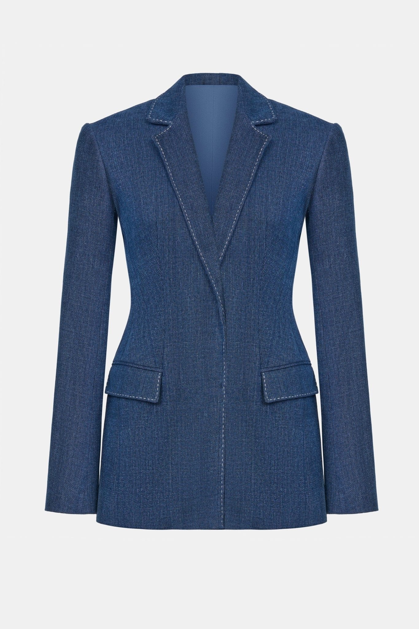 Blue Denim Blazer - Montsand