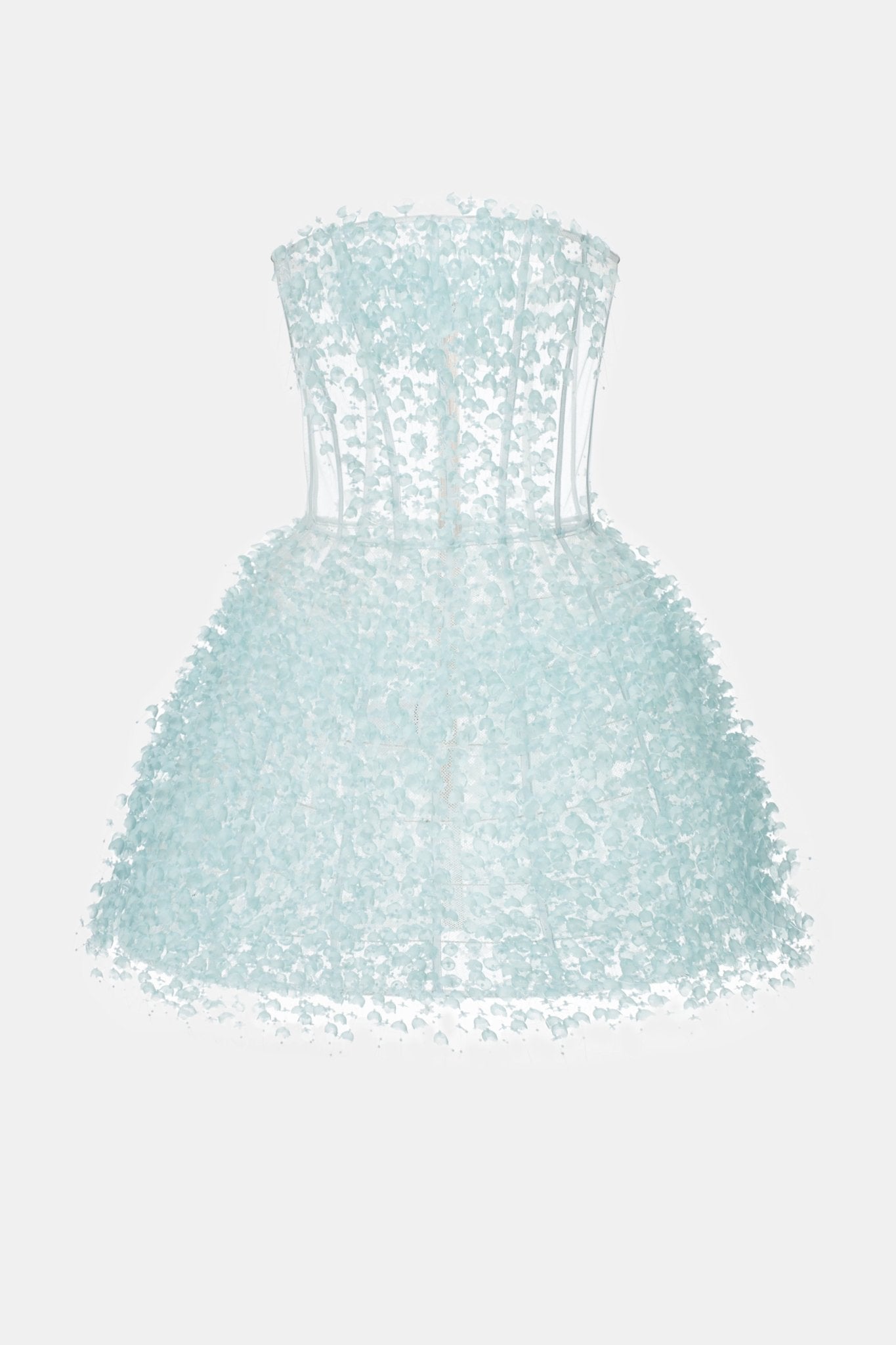 Blue Flowers Mini Dress - Montsand