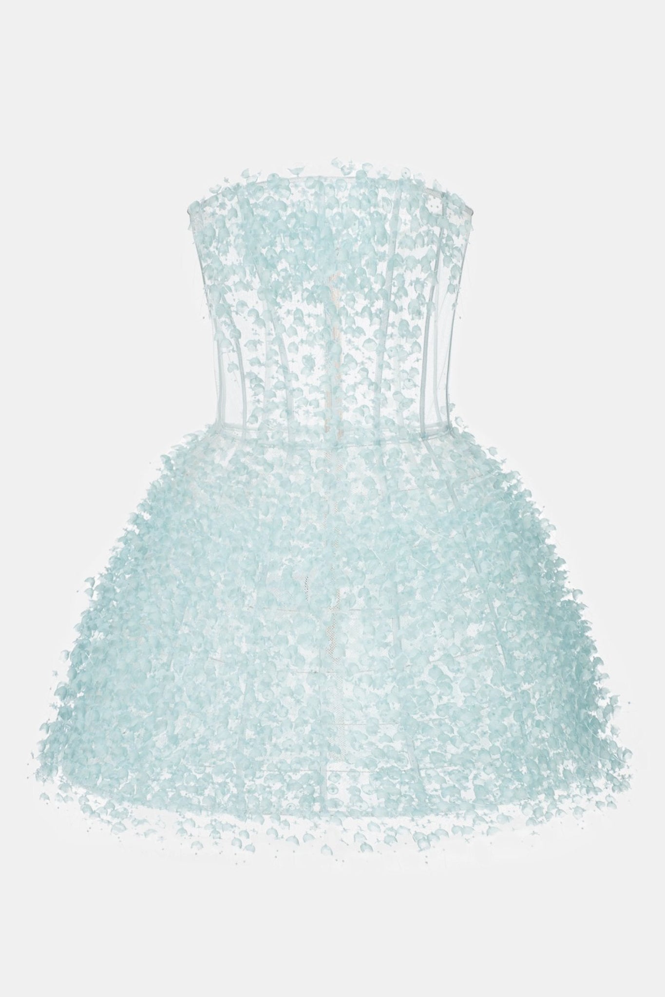 Blue Flowers Mini Dress - Montsand