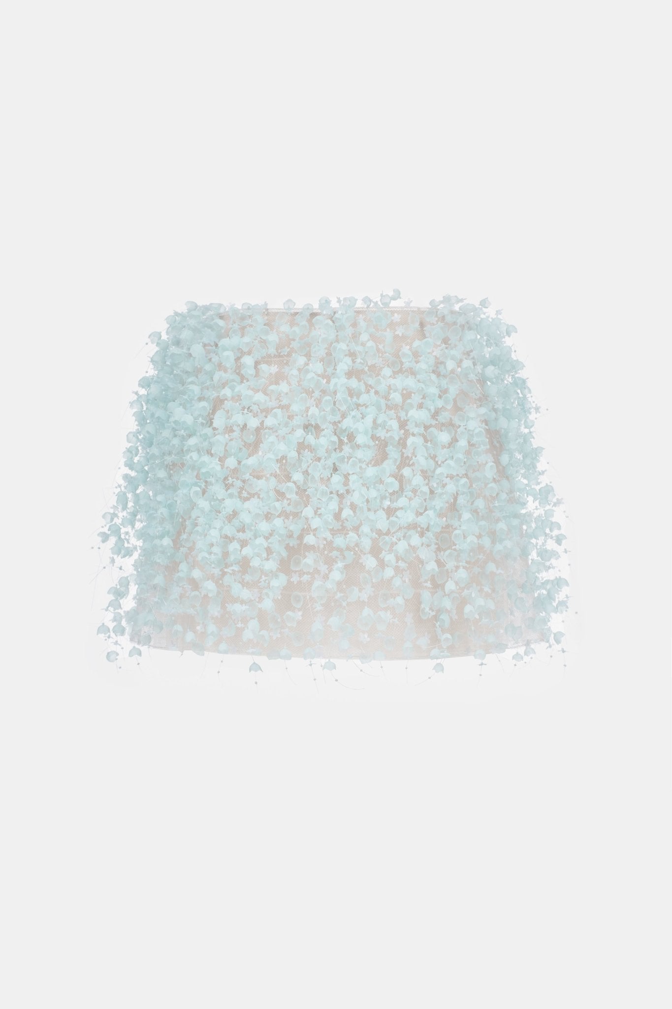 Blue Flowers Mini Skirt - Montsand