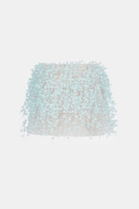 Blue Flowers Mini Skirt - Montsand