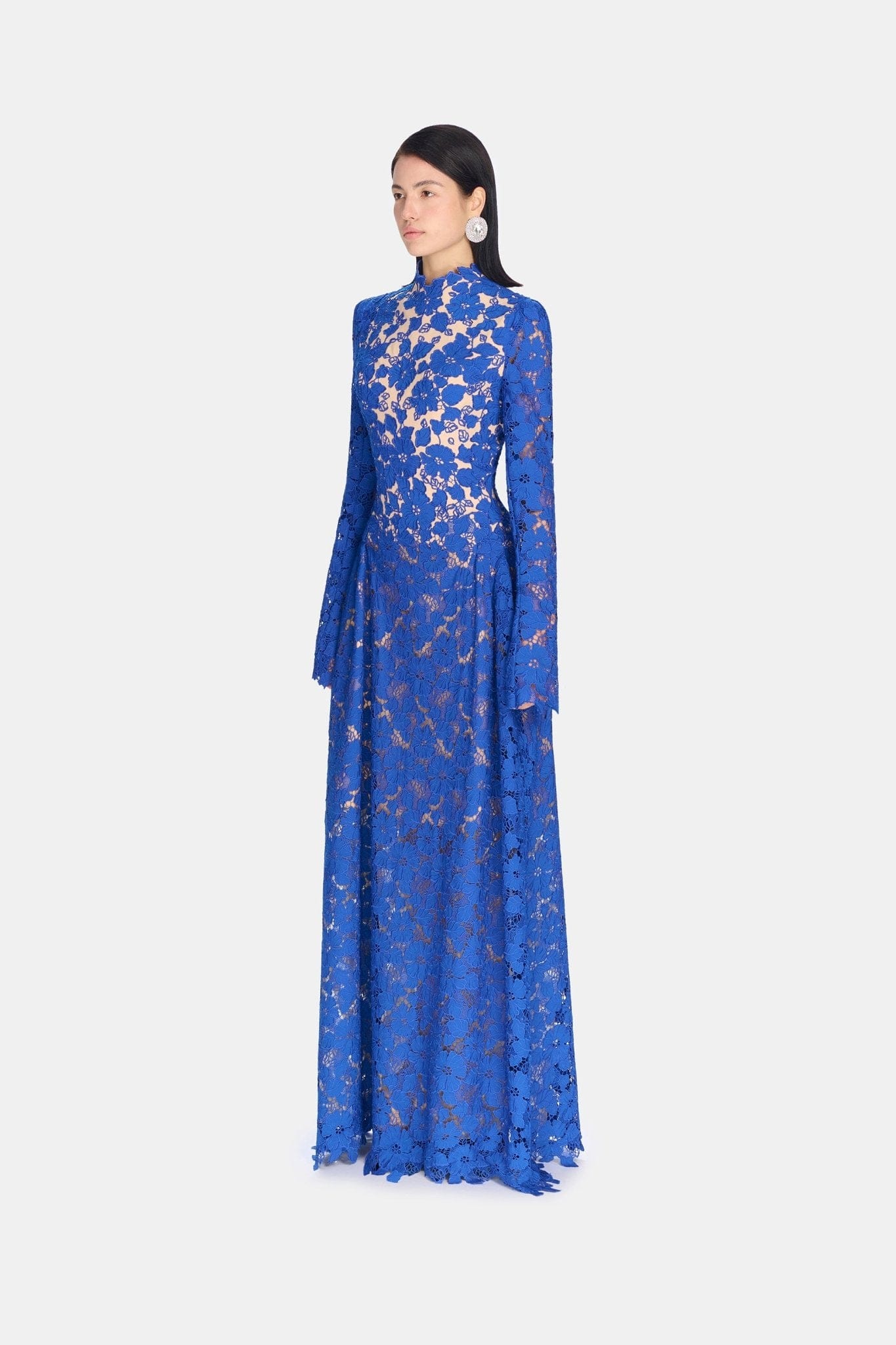 Blue Lace Dress - Montsand