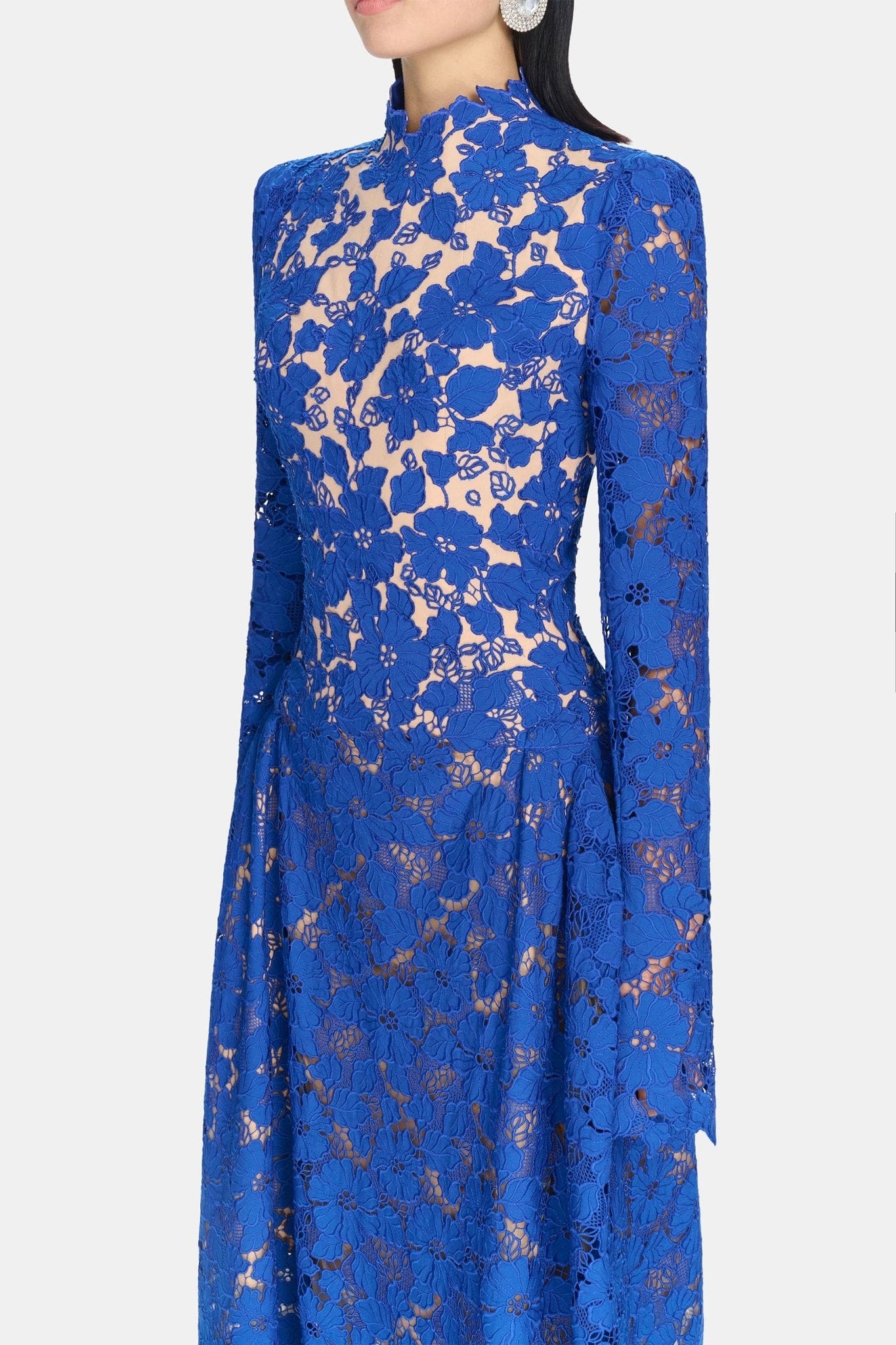 Blue Lace Dress - Montsand