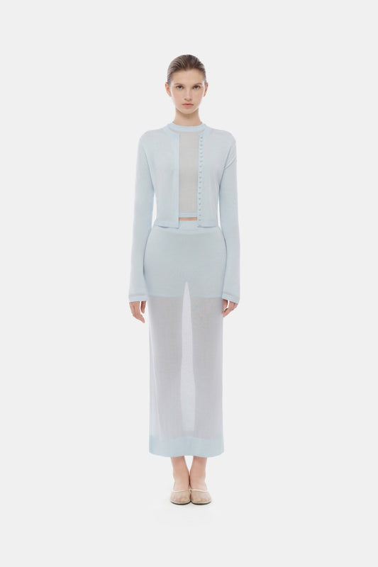 Blue Long Sleeve Top - Montsand