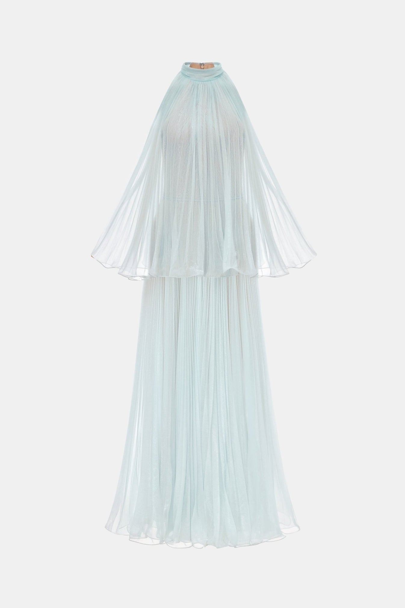 Blue Pleated Dress – Montsand