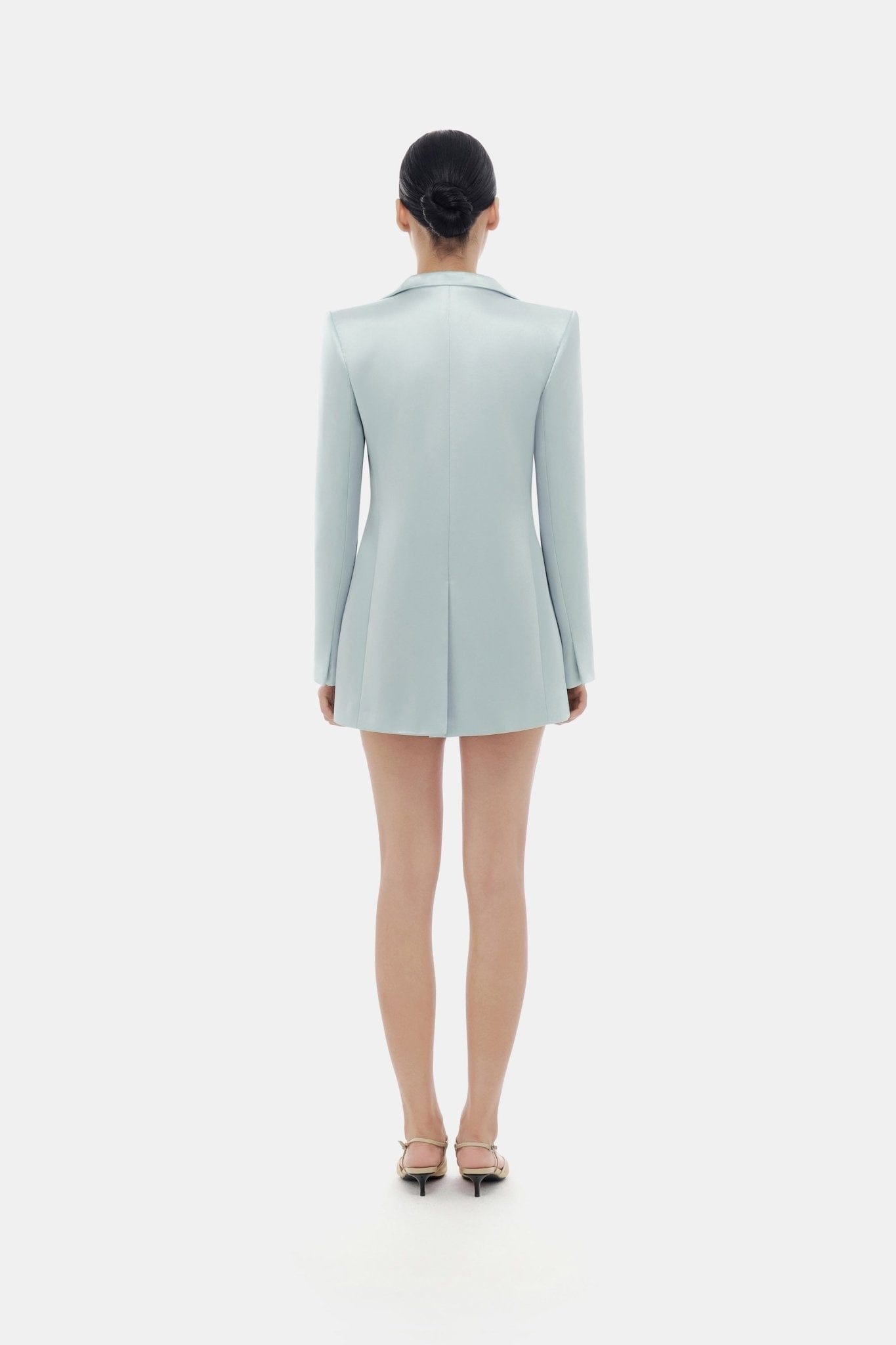 Blue Silk Blazer - Montsand