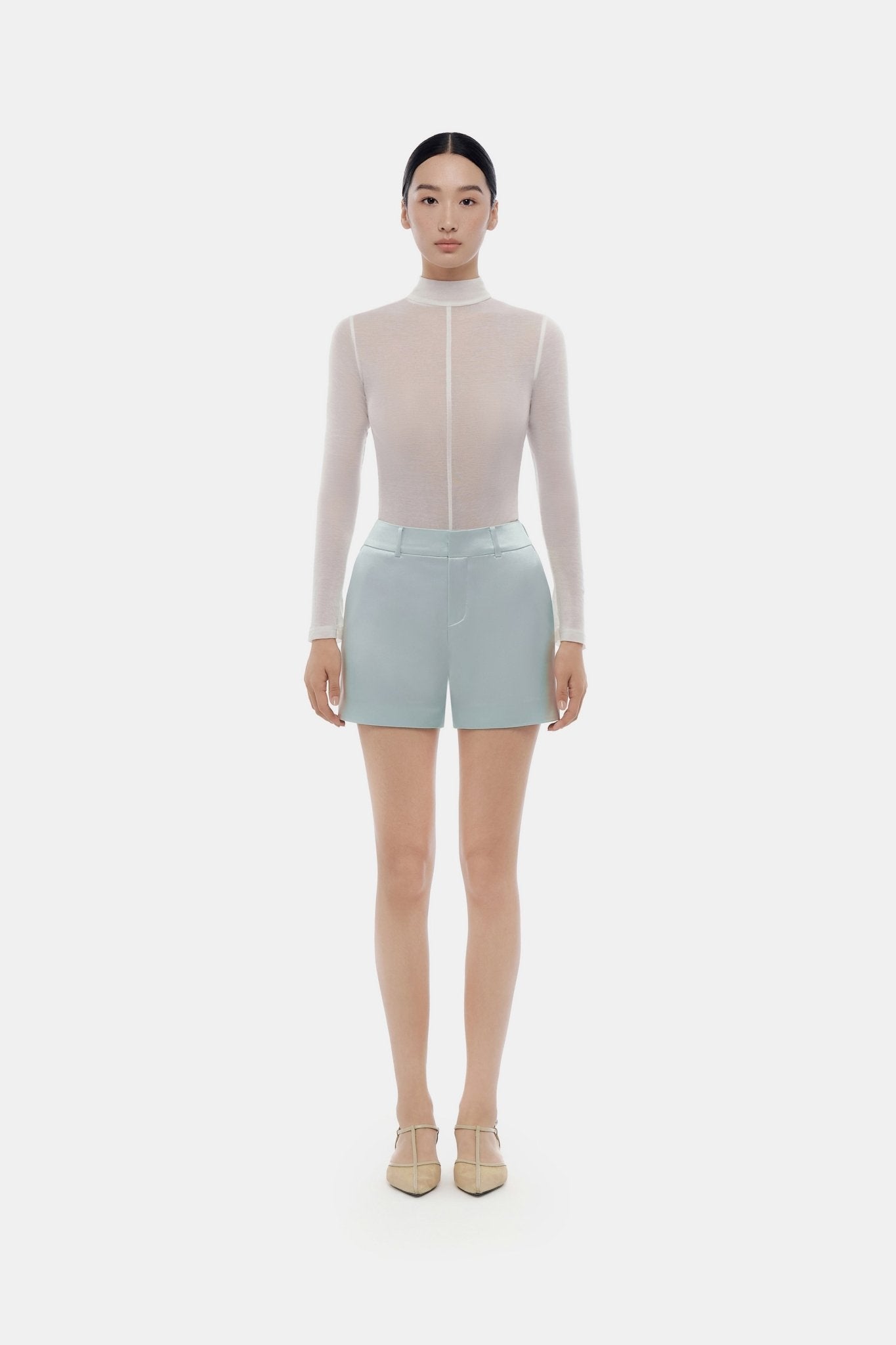 Blue Silk Shorts - Montsand