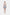 Blue Straight Neckline Pleat Mini Dress - Montsand