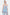 Blue Tiered Mesh Maxi Dress - Montsand