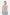 BlueStraight Neckline Pleat Maxi Dress - Montsand