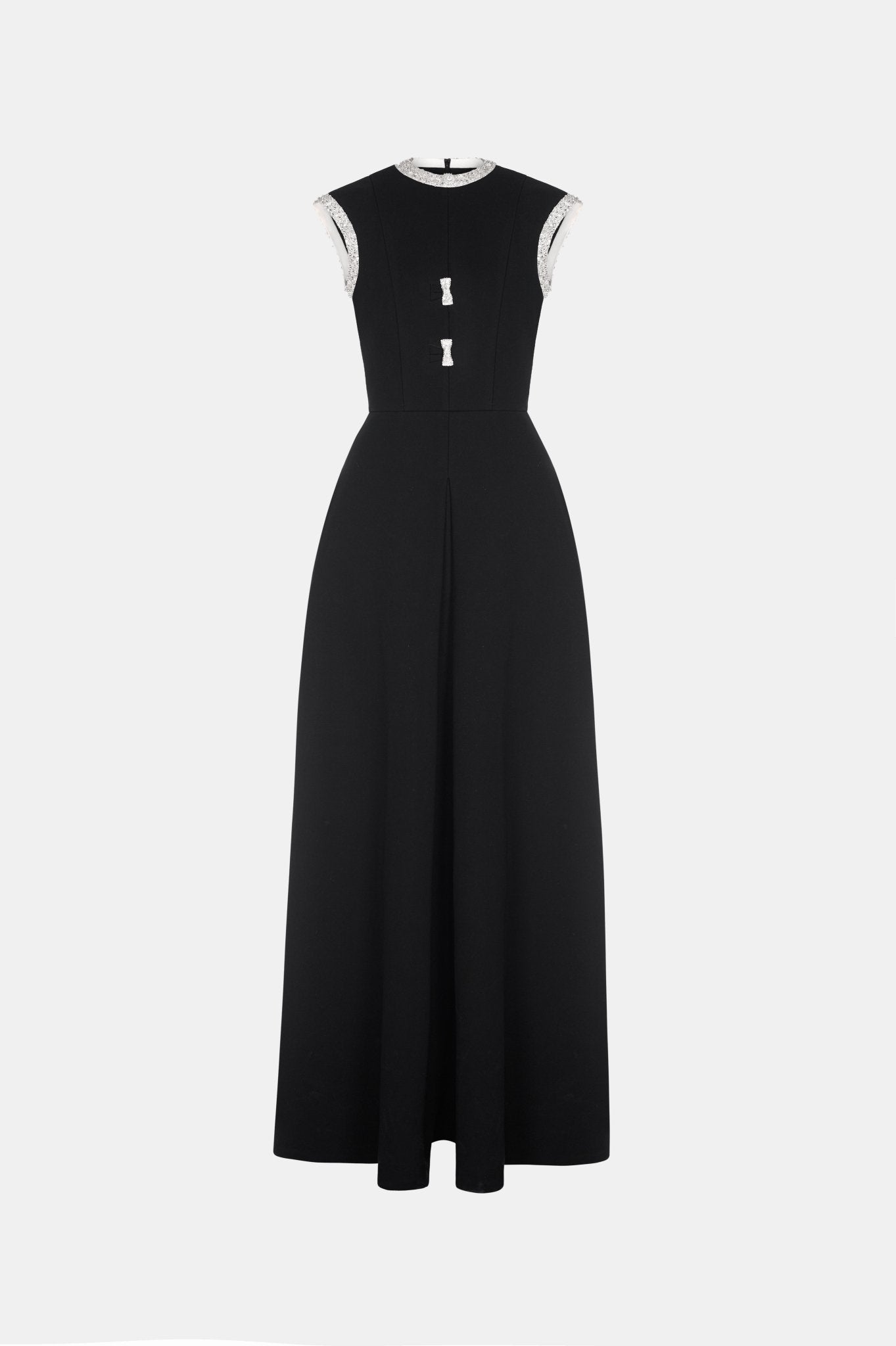 Bow Tie Black Dress - Montsand
