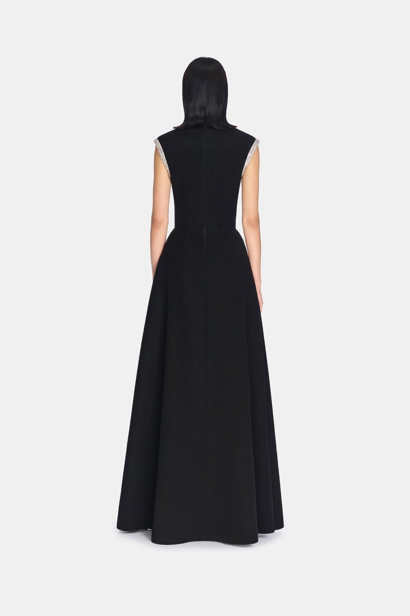 Bow Tie Black Dress - Montsand