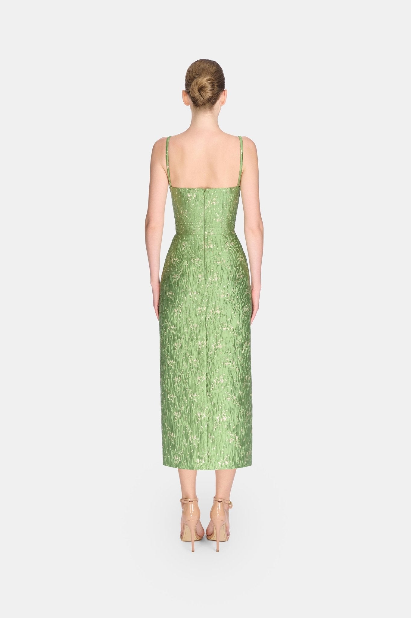 Brocade Bamboo Midi Dress - Montsand