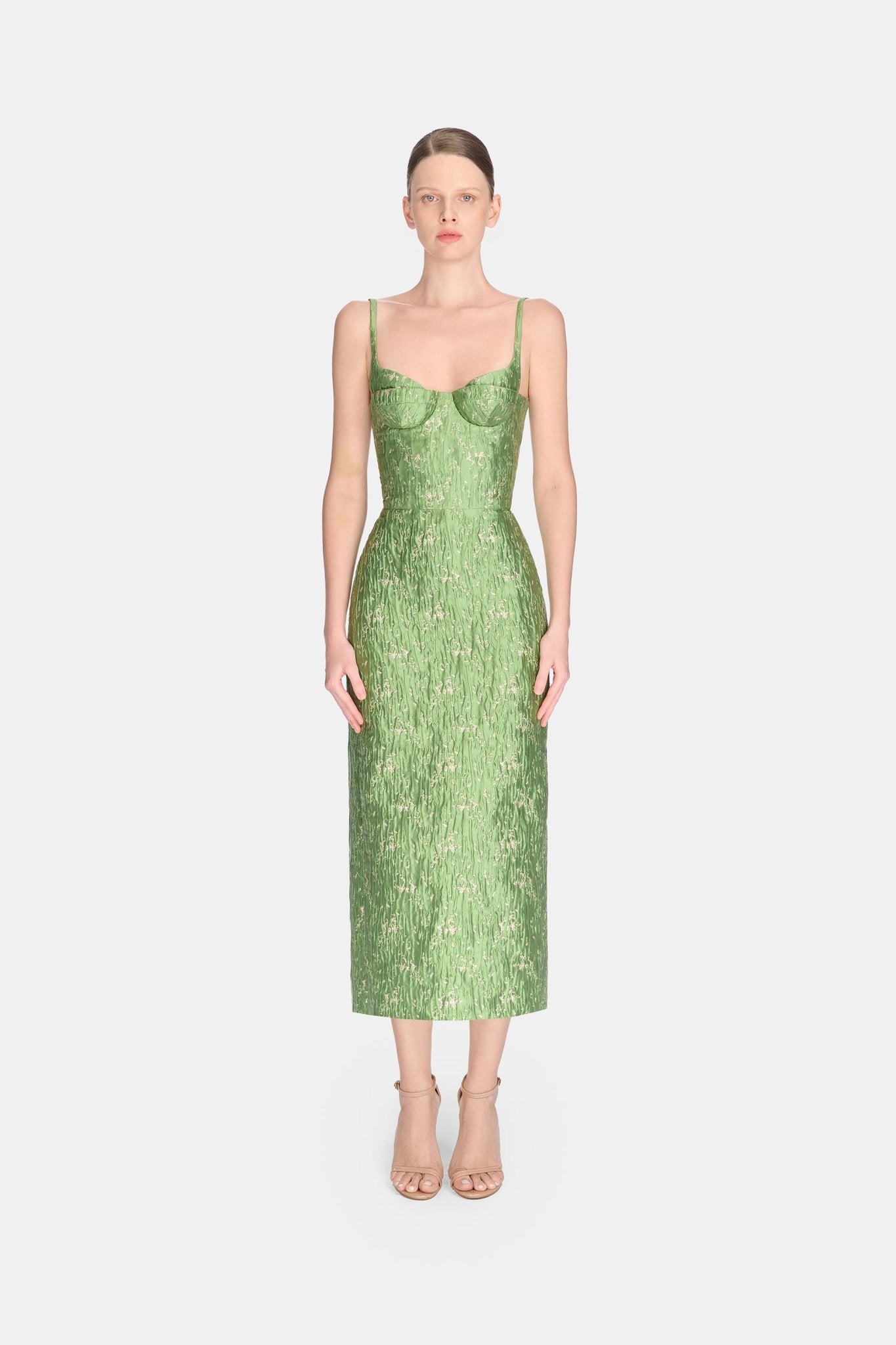 Brocade Bamboo Midi Dress - Montsand