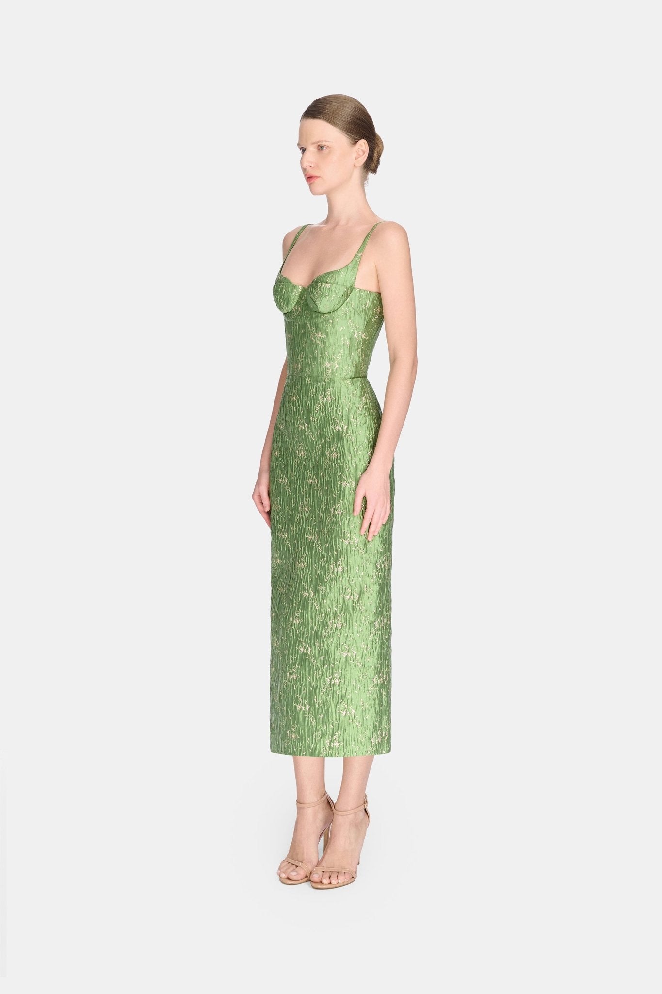 Brocade Bamboo Midi Dress - Montsand