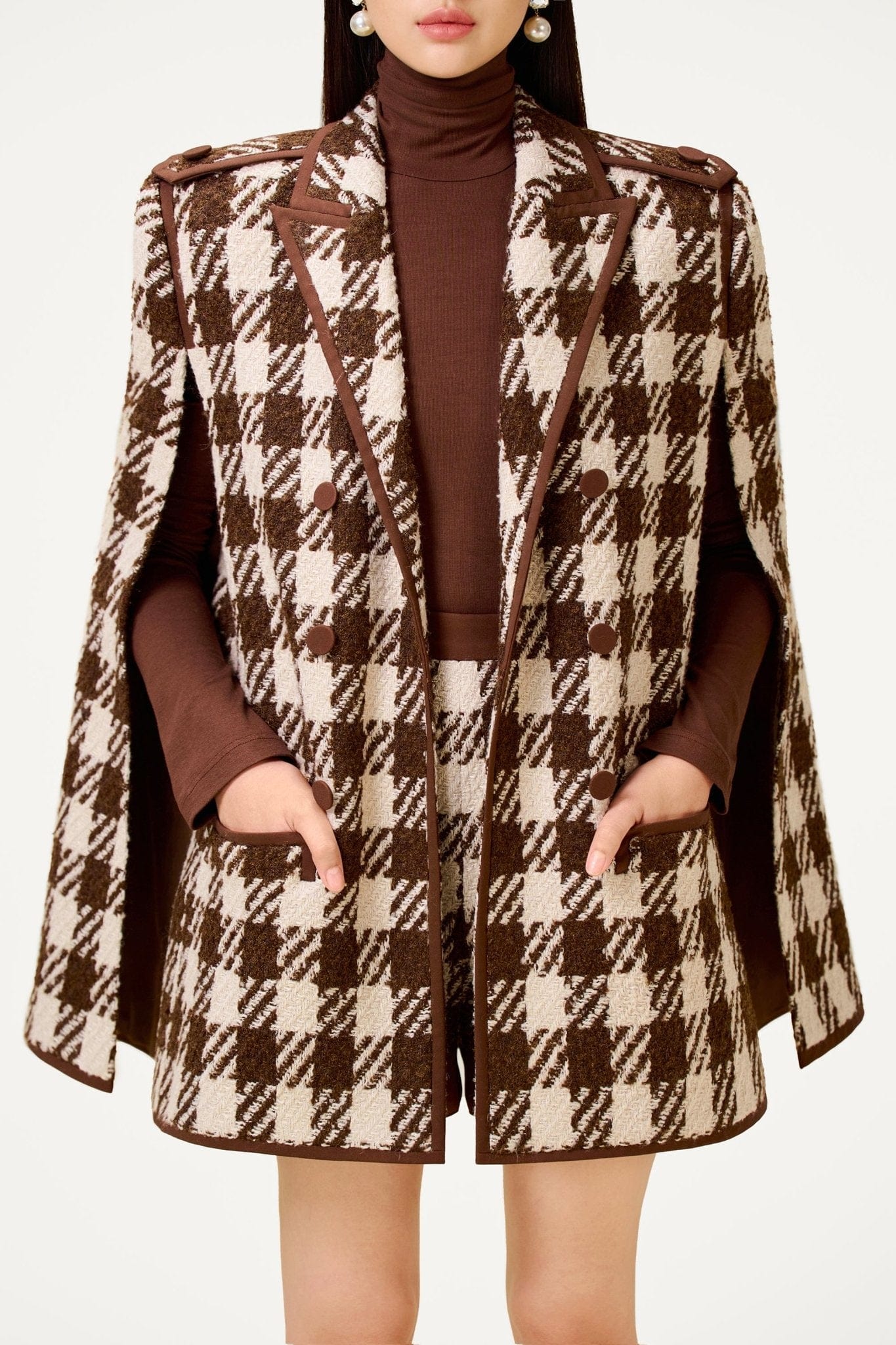 Brown Checkered Cape - Montsand