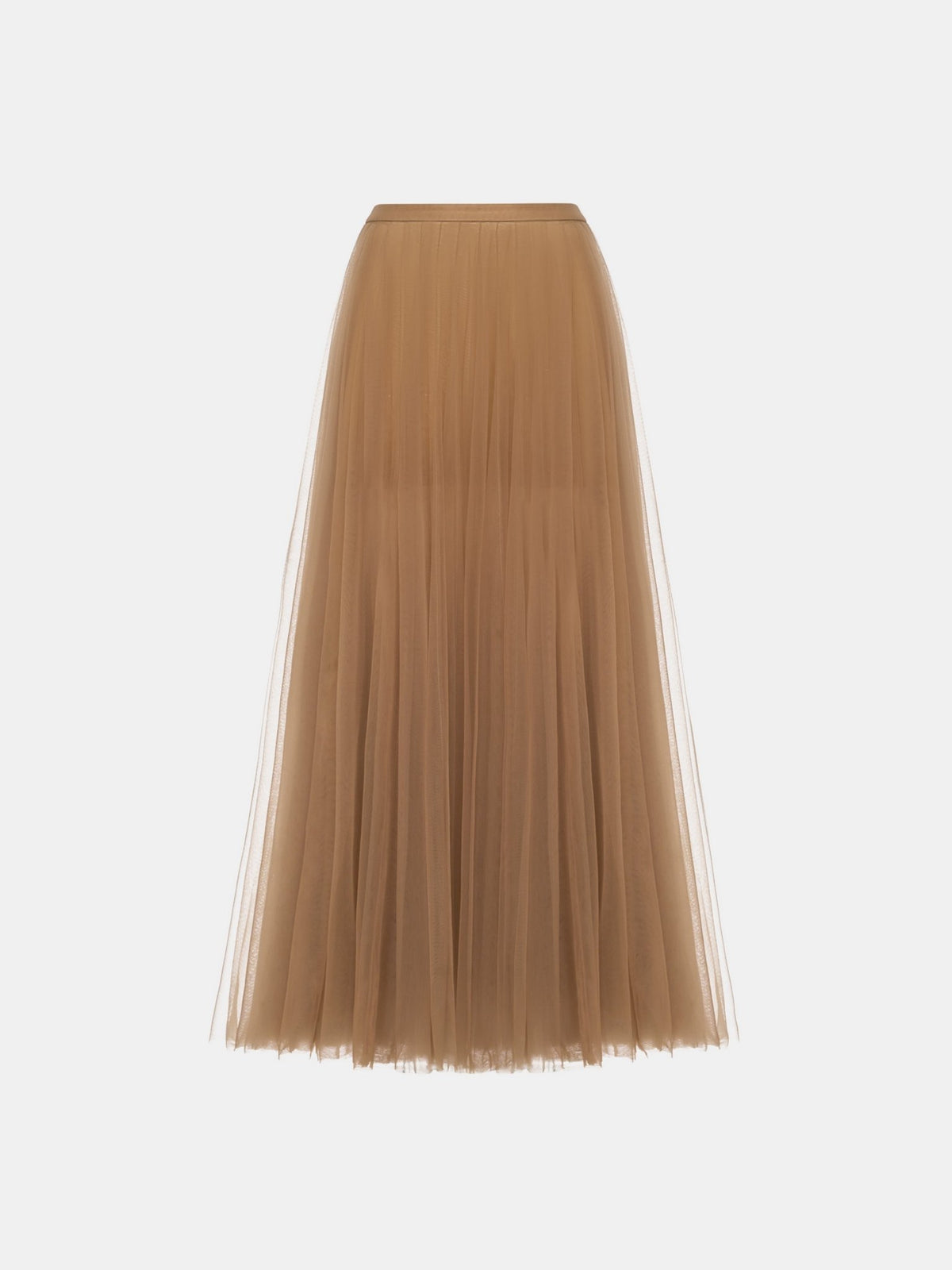 Brown Sheer Maxi Skirt - Montsand