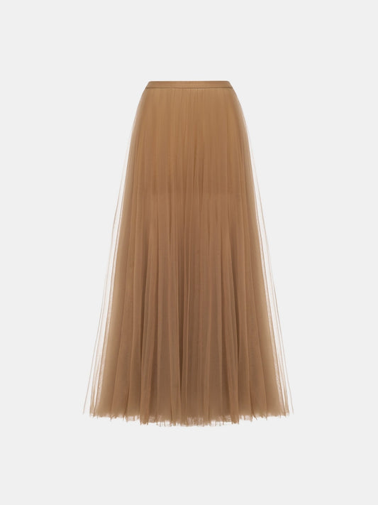 Brown Sheer Maxi Skirt - Montsand