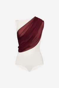 Burgundy Draped Top - Montsand