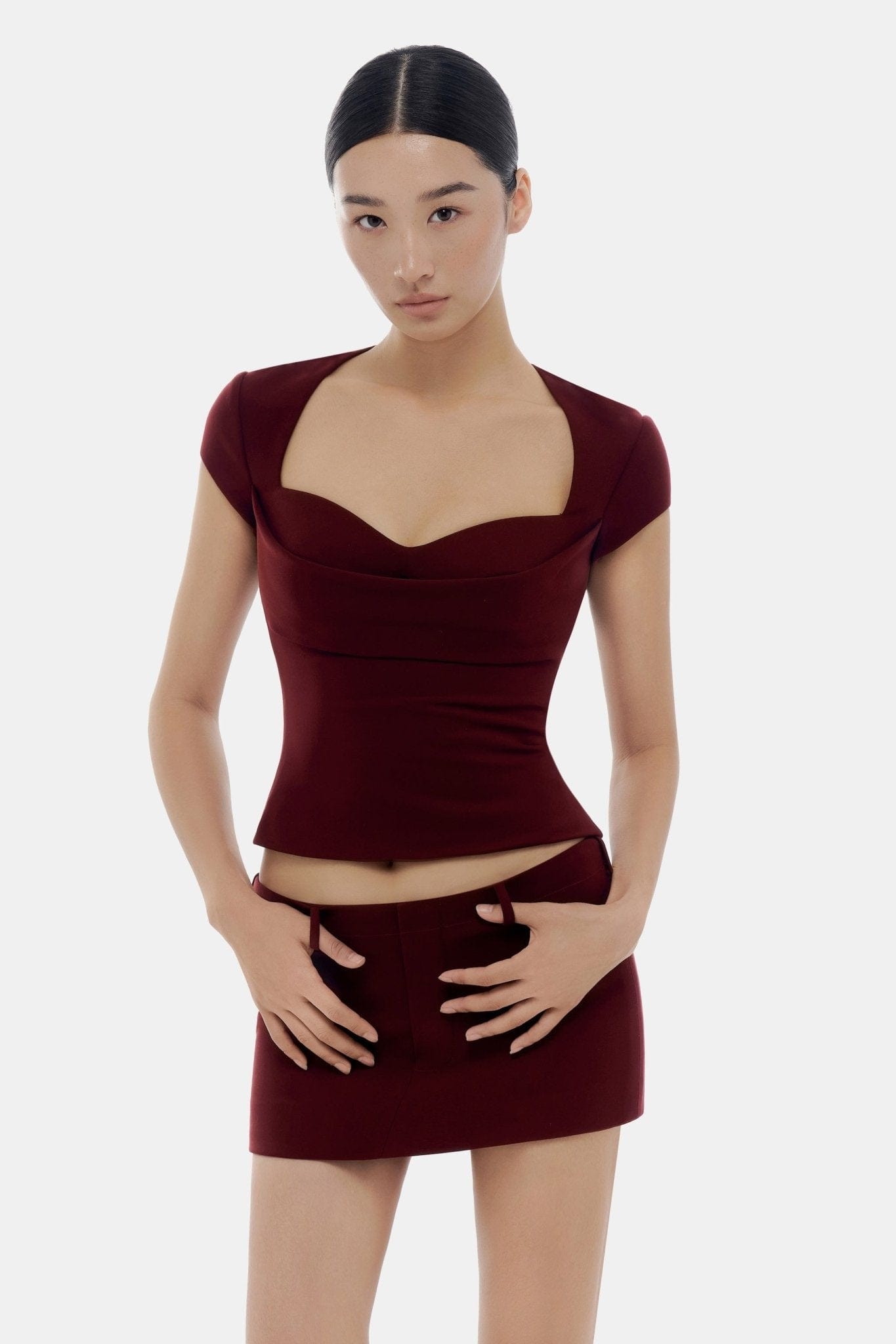 Burgundy Skirt - Montsand