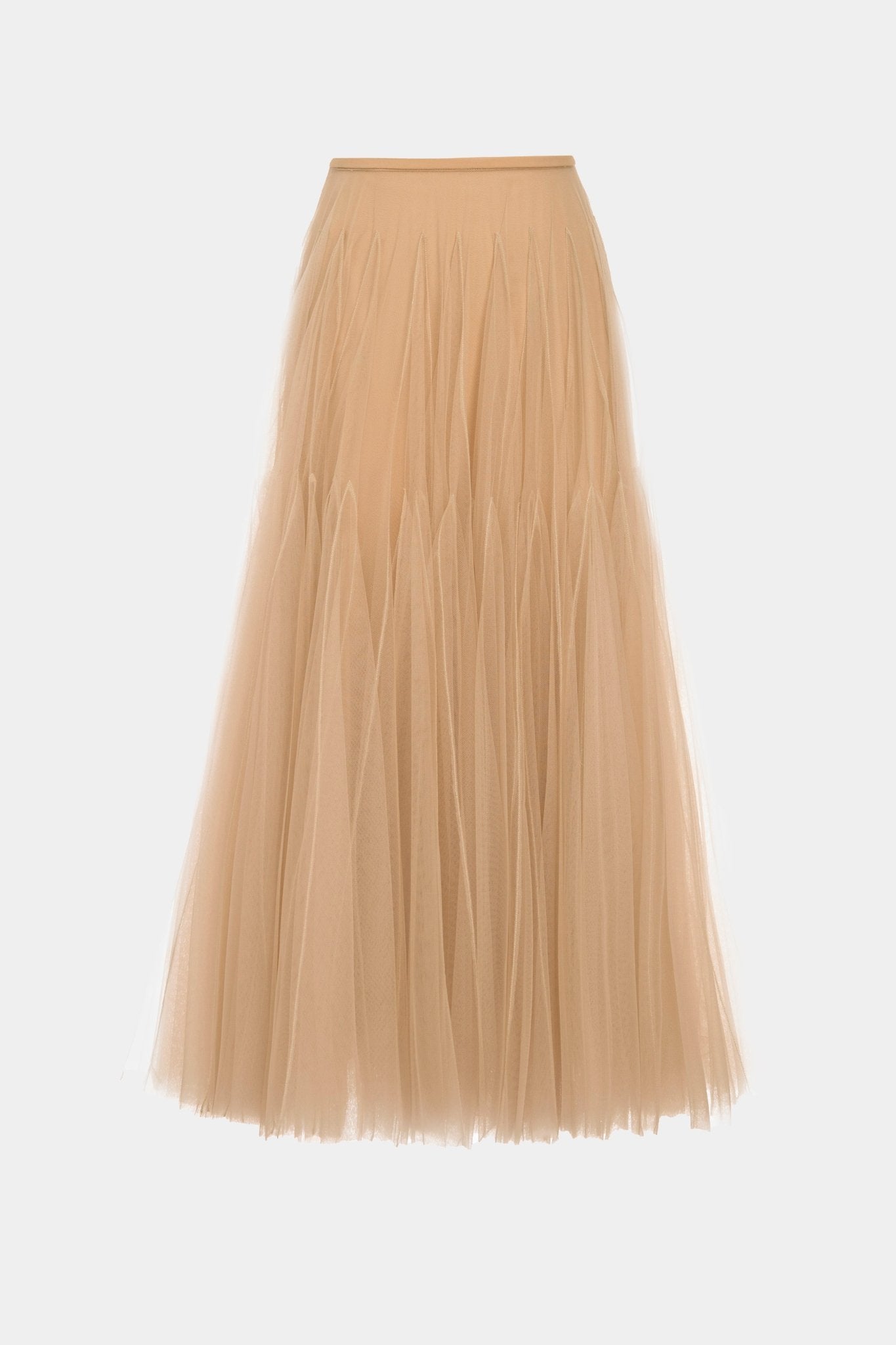 Cafe Tule Triagle Skirt With Lining - Montsand