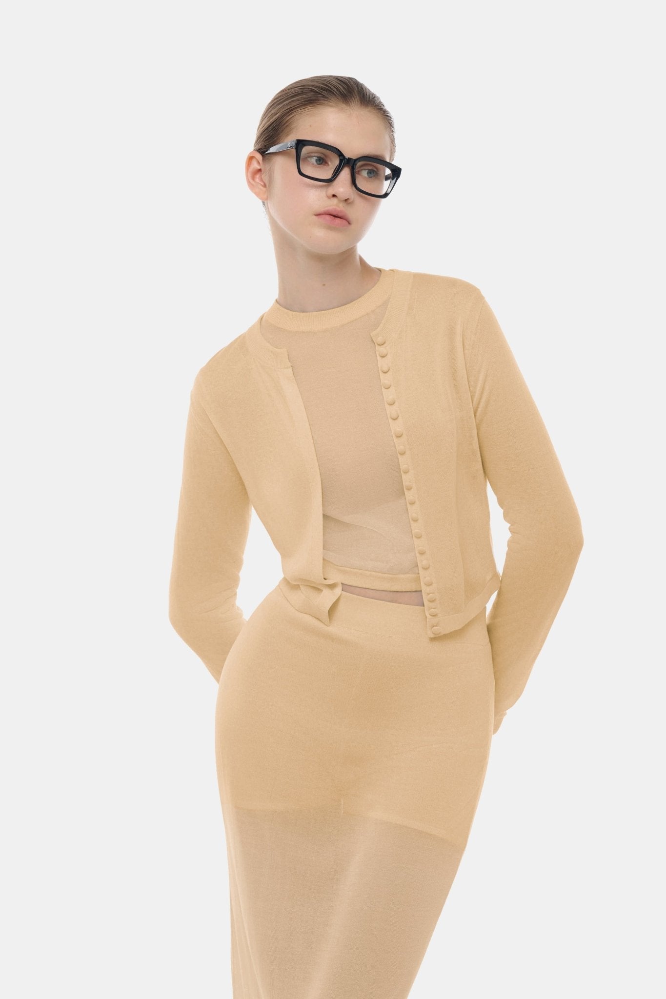 Camel Long Sleeve Top - Montsand