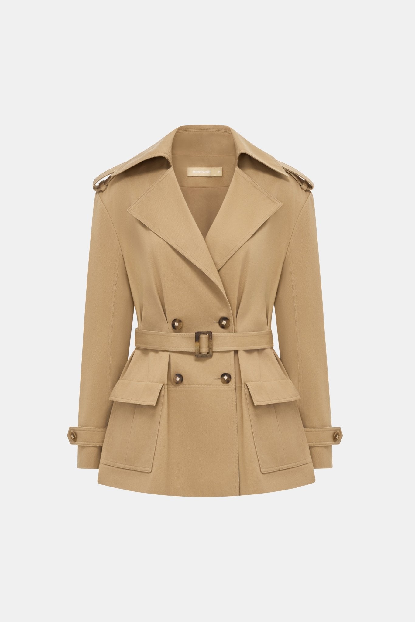 Camel Trench Dress