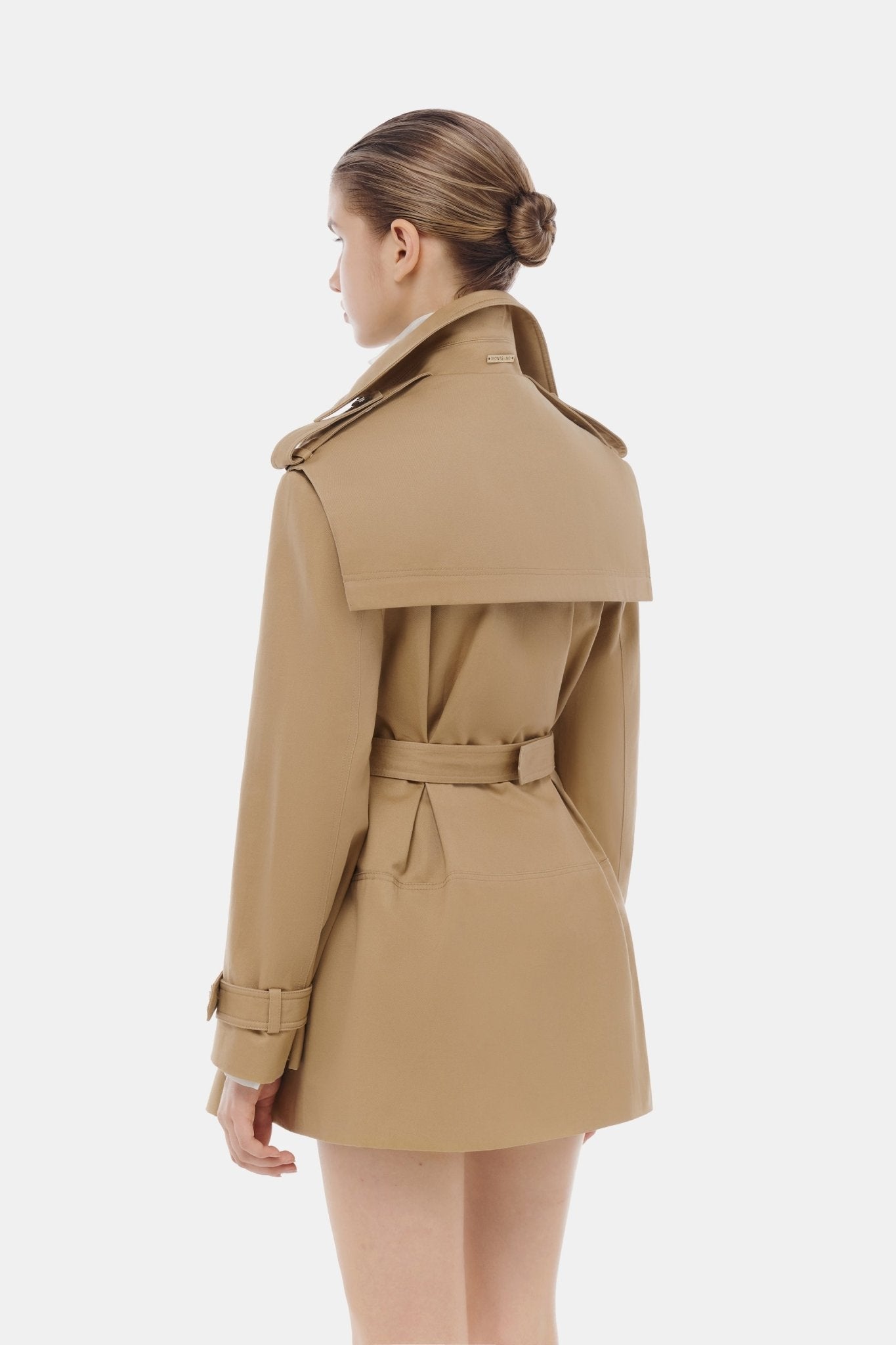 Camel Trench Dress - Montsand