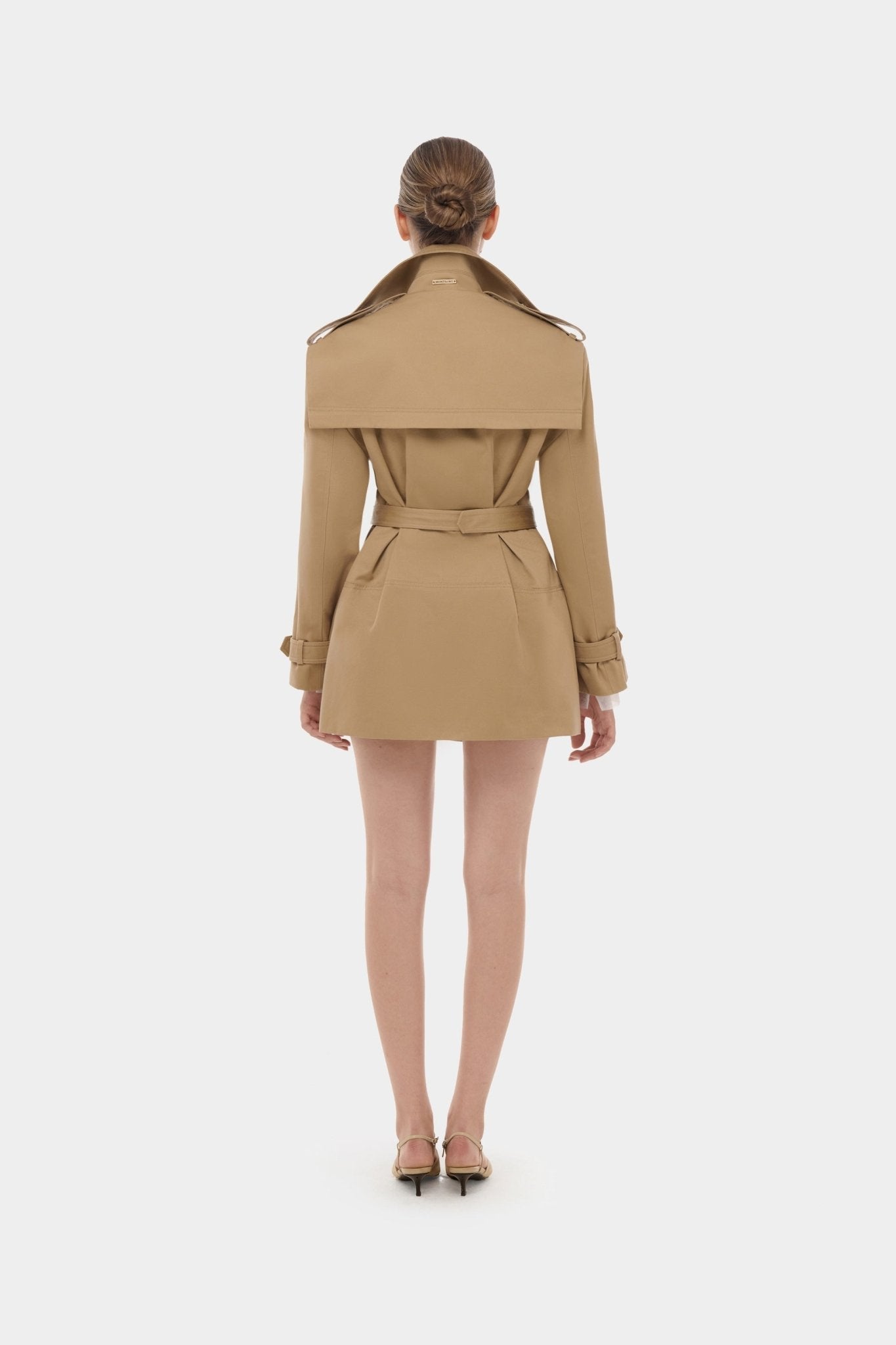 Camel Trench Dress - Montsand