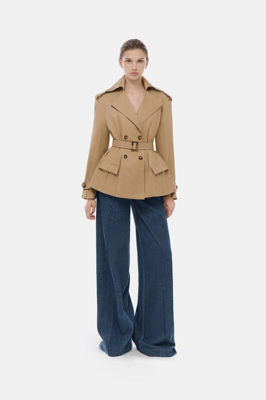 Camel Trench Jacket - Montsand