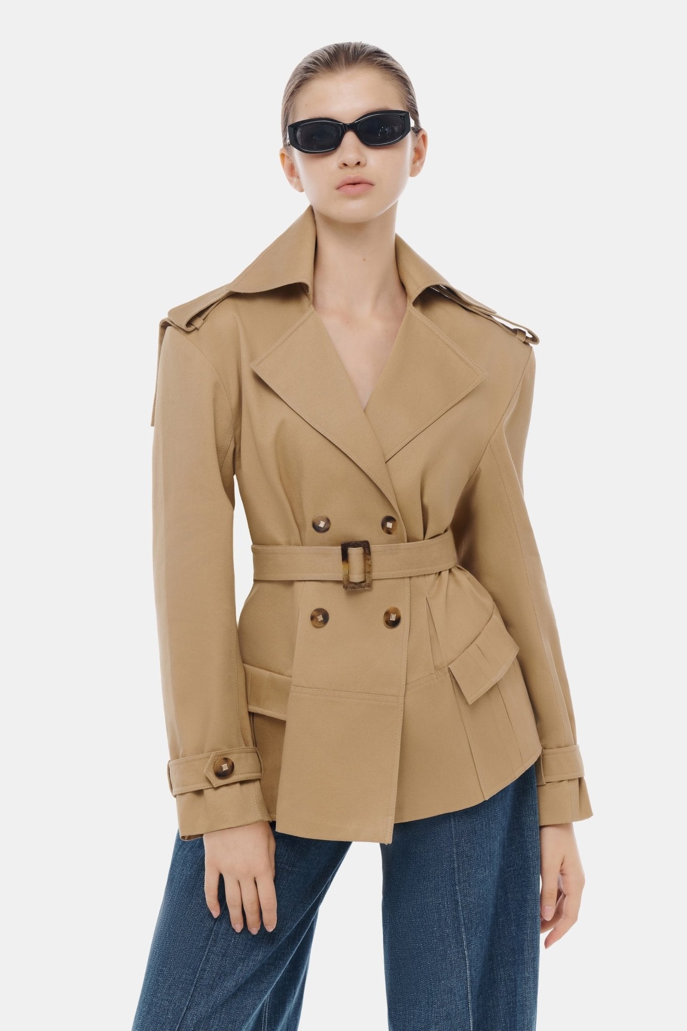Camel Trench Jacket - Montsand