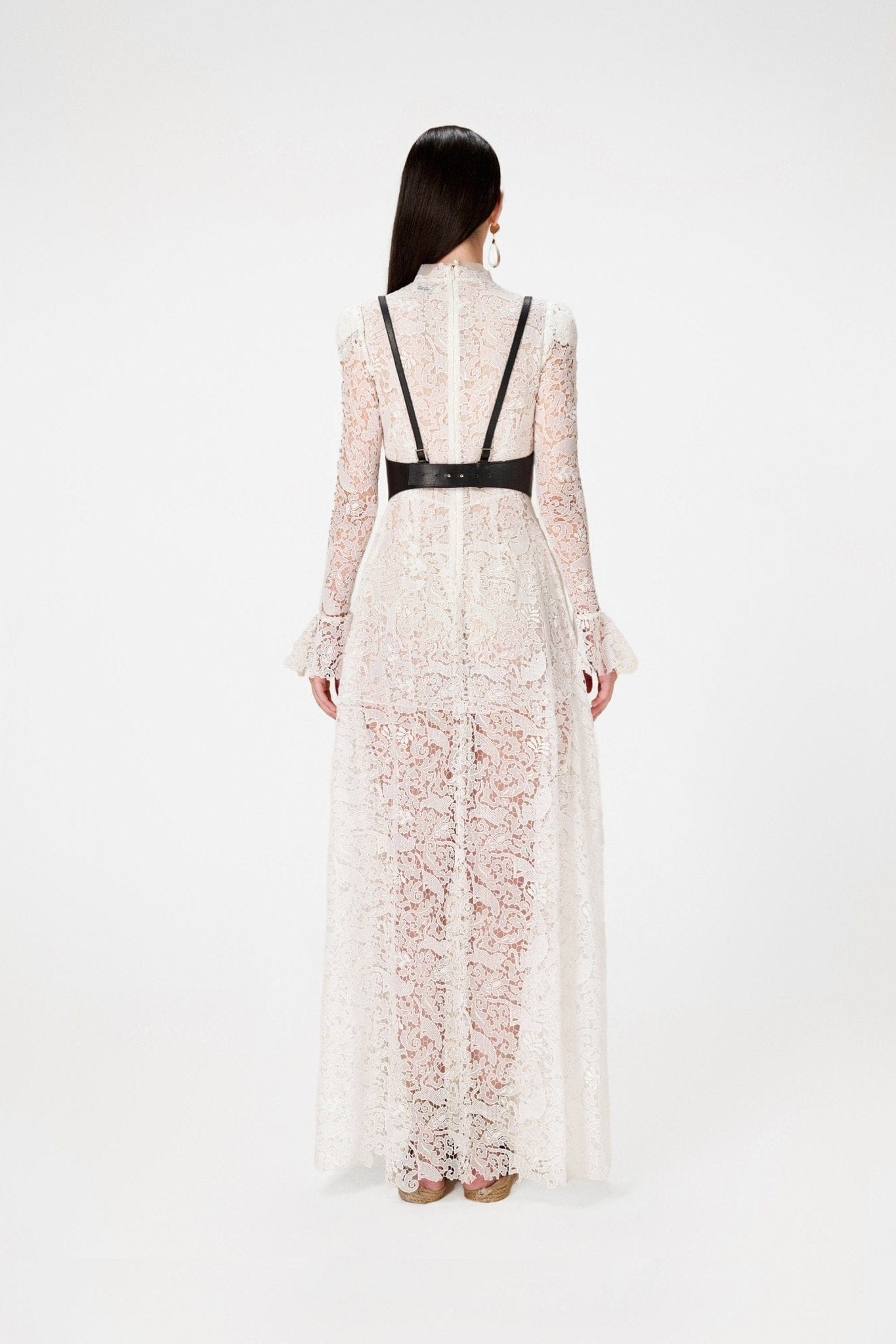 Cat Lace Long Dress - Montsand