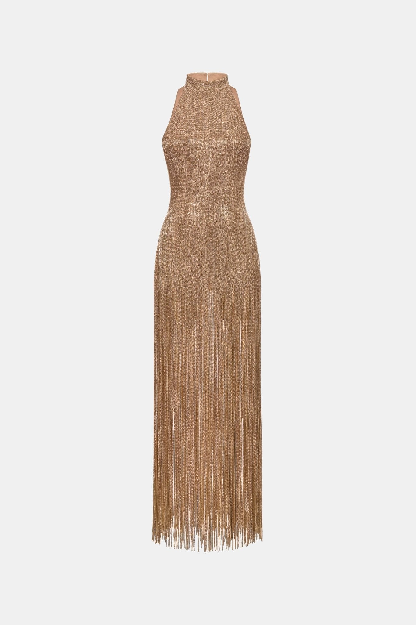 Champagne Crystalized Dress - Montsand