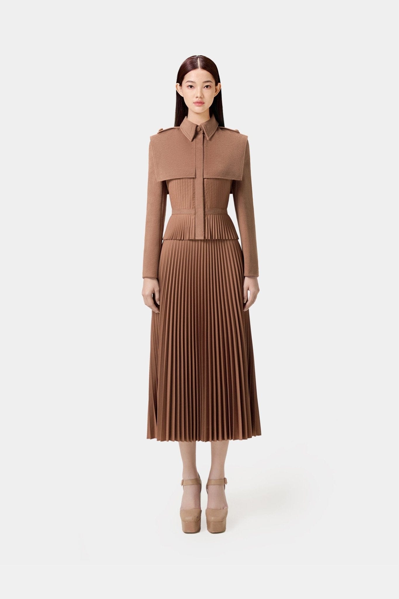 Chocolate Pleat Skirt – Montsand