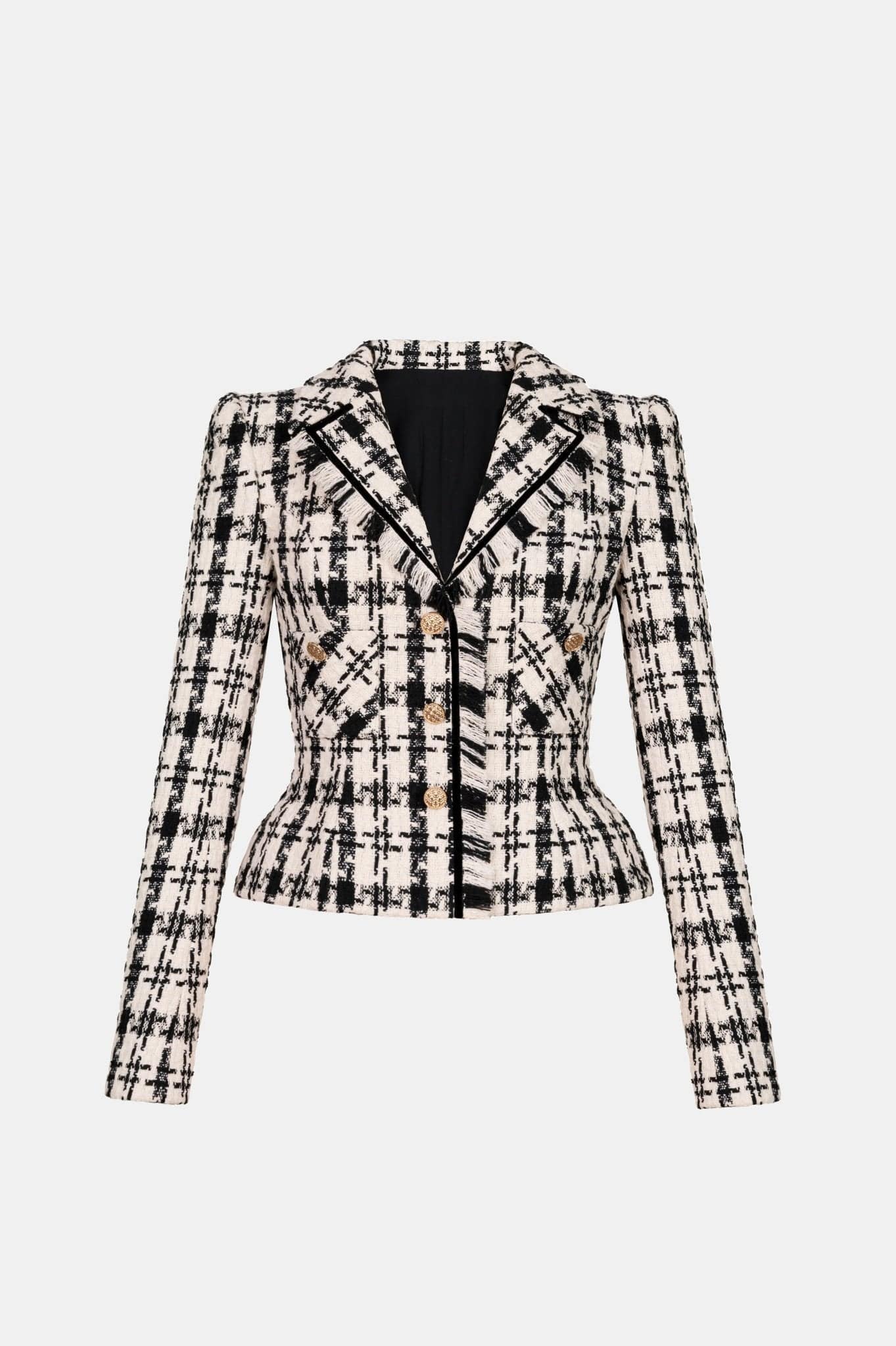 Classic Gingham Tailored Jacket - Montsand